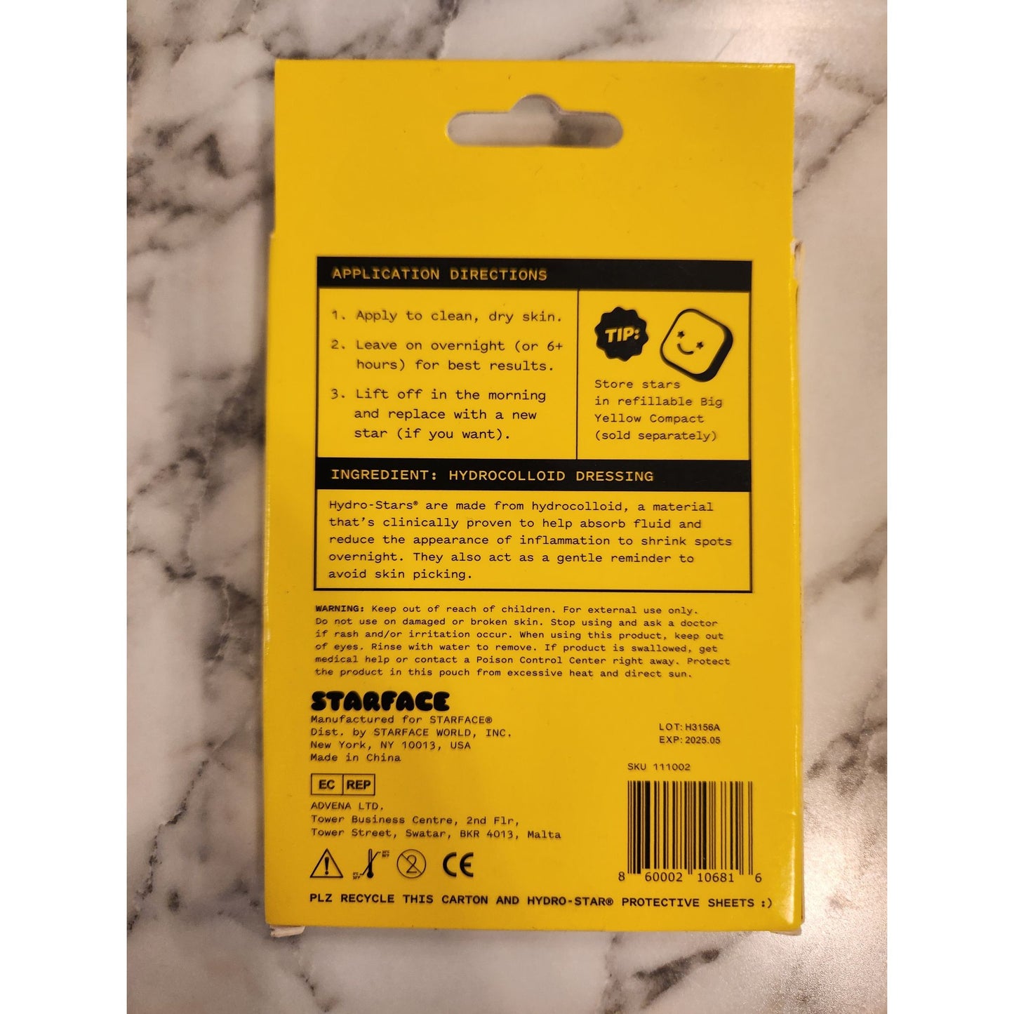 Starface Hydro-Star Pimple Patches Hydrocolloid Dressing 32 Count