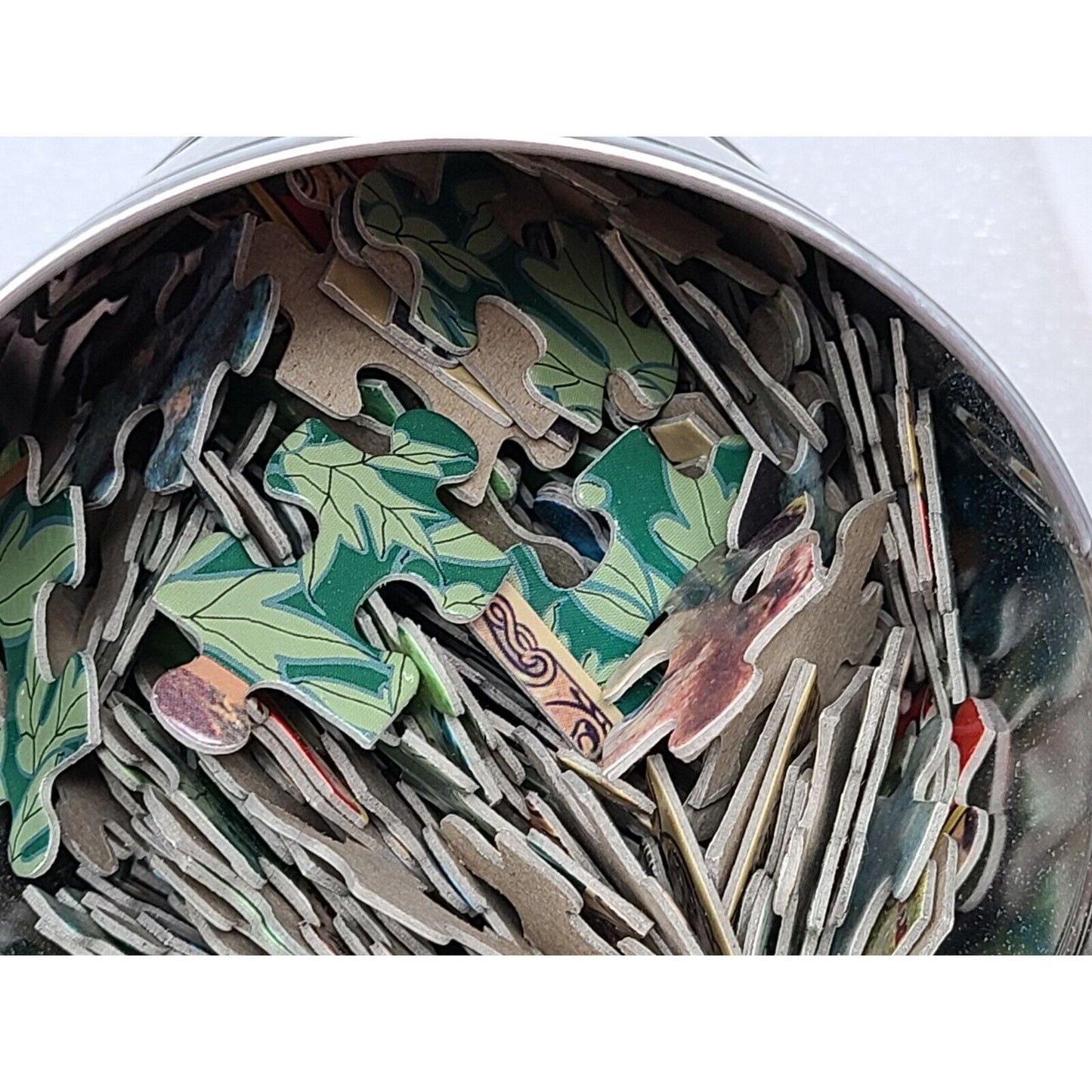 Vintage 1998 Coca Cola Boy & Dog Jigsaw Puzzle in Round Metal Tin 200 pc Coke
