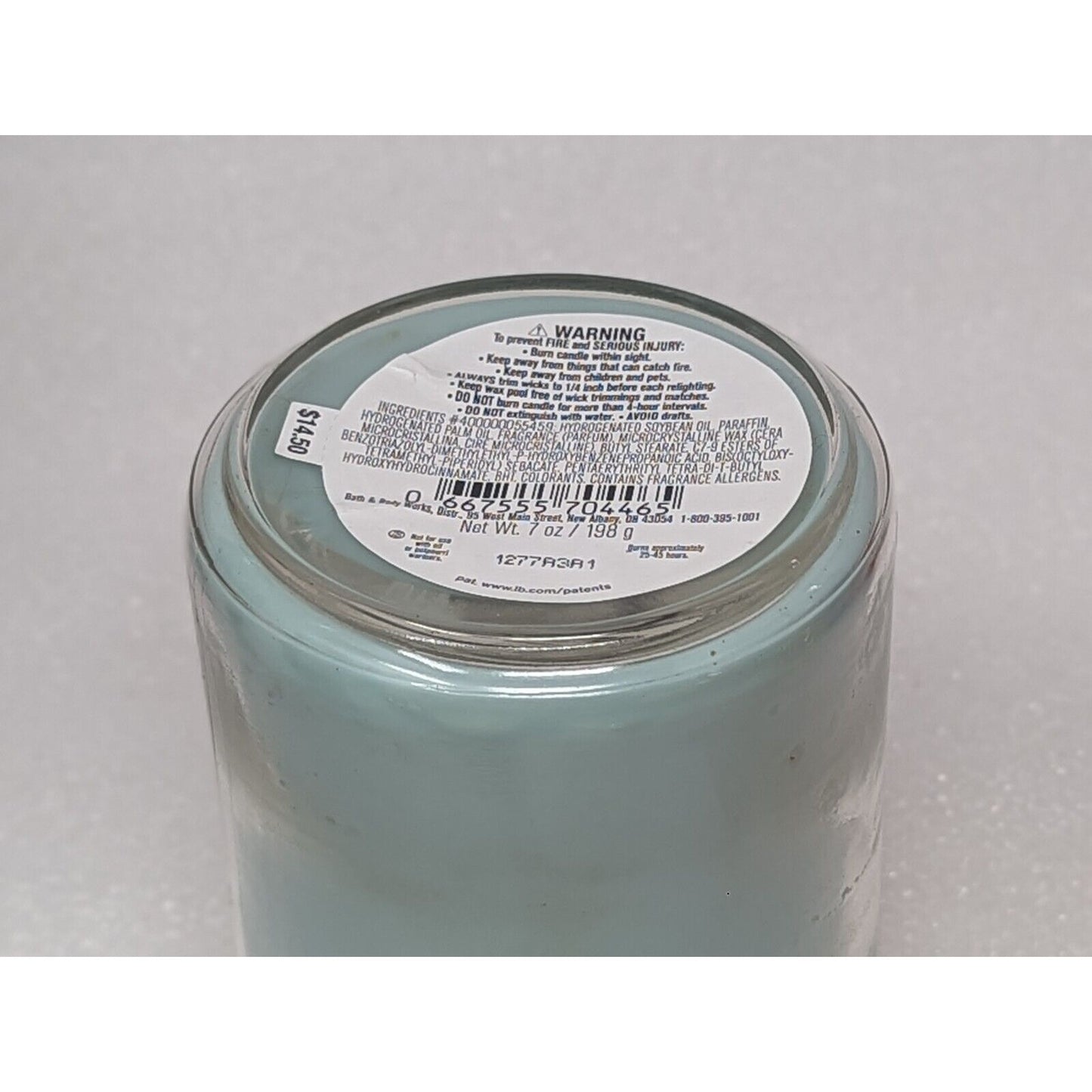 Bath & and Body Works Peppermint Sugar Cookie Single Wick Candle 7 oz
