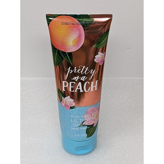 Bath & Body Works Pretty As A Peach Ultra Shea Body Cream 8 oz