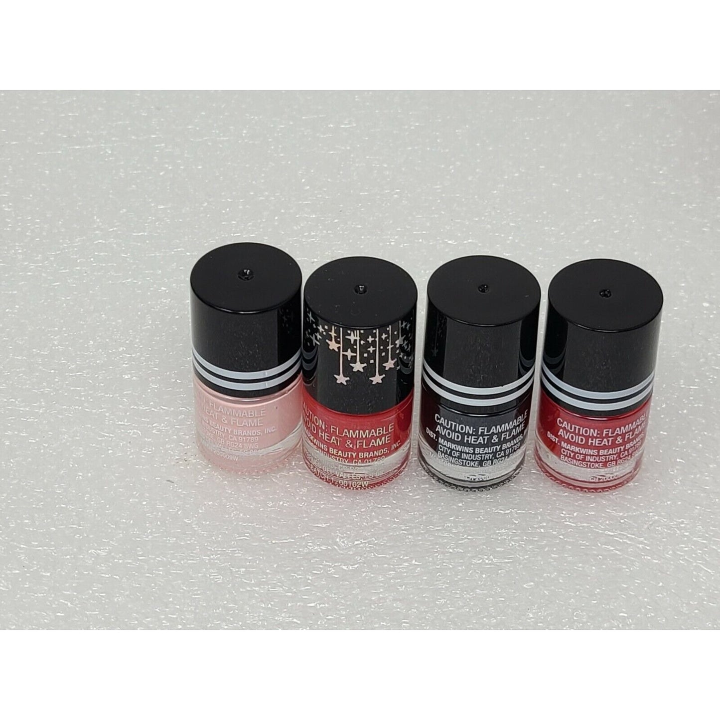 Lot Of 4 Mini Nail Polish The Color Workshop Assorted Colors