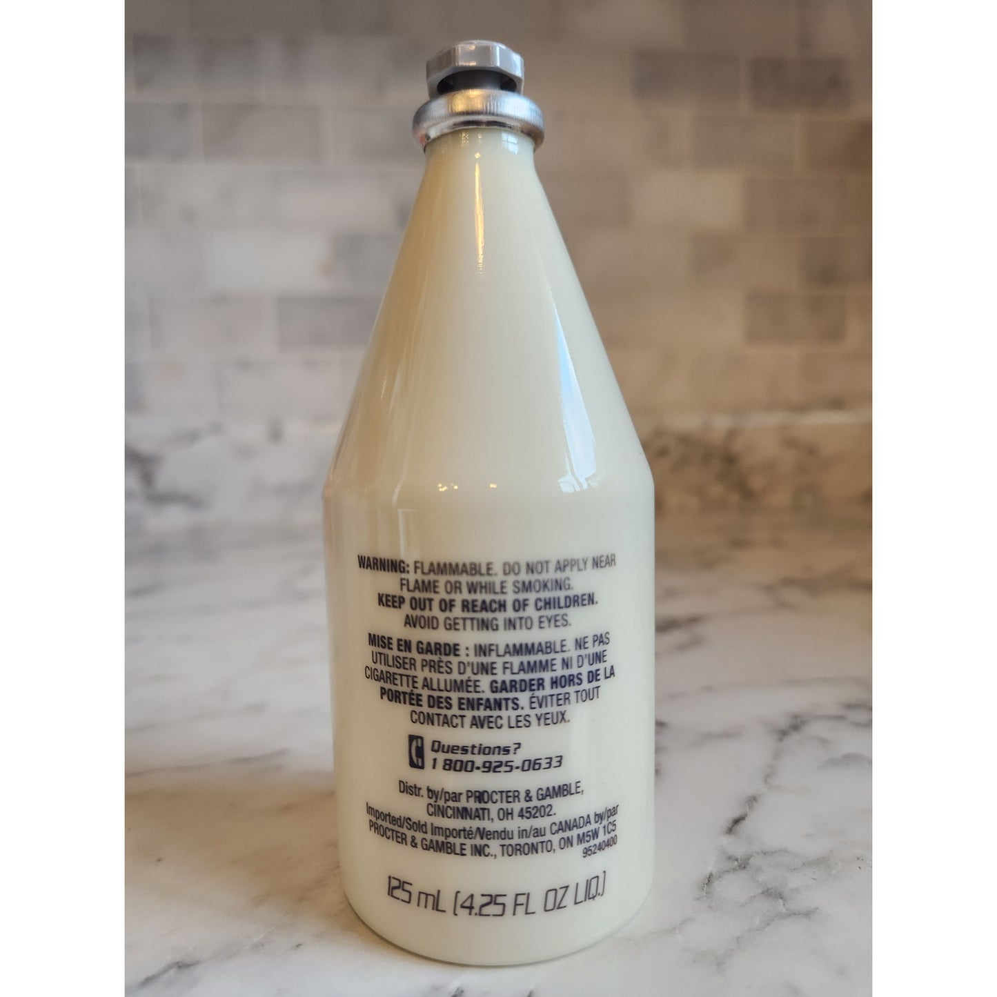 Vintage Old Spice Original After Shave Bottle 125ml By Procter & Gamble