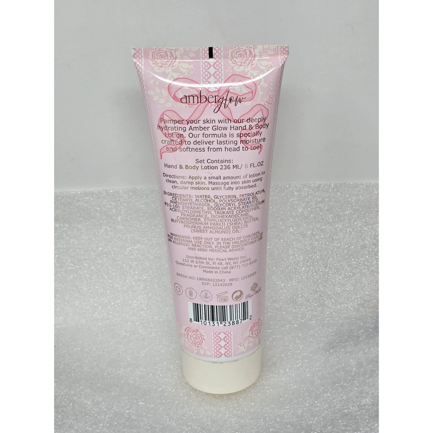 Amber Glow Creme Caramel Hand & Body Lotion 236ml / 8 Fl. Oz