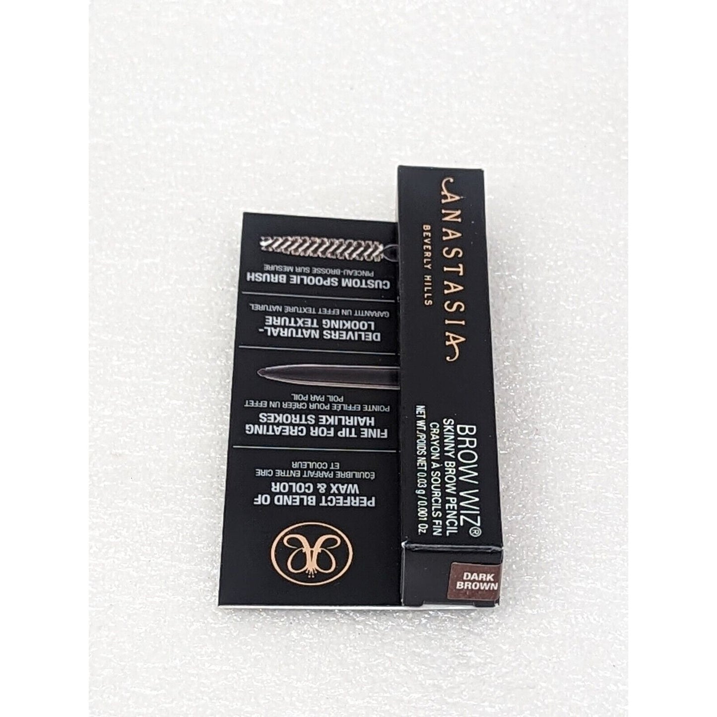Anastasia Beverly Hills Brow Wiz Skinny Eyebrow Pencil Dark Brown Travel Size