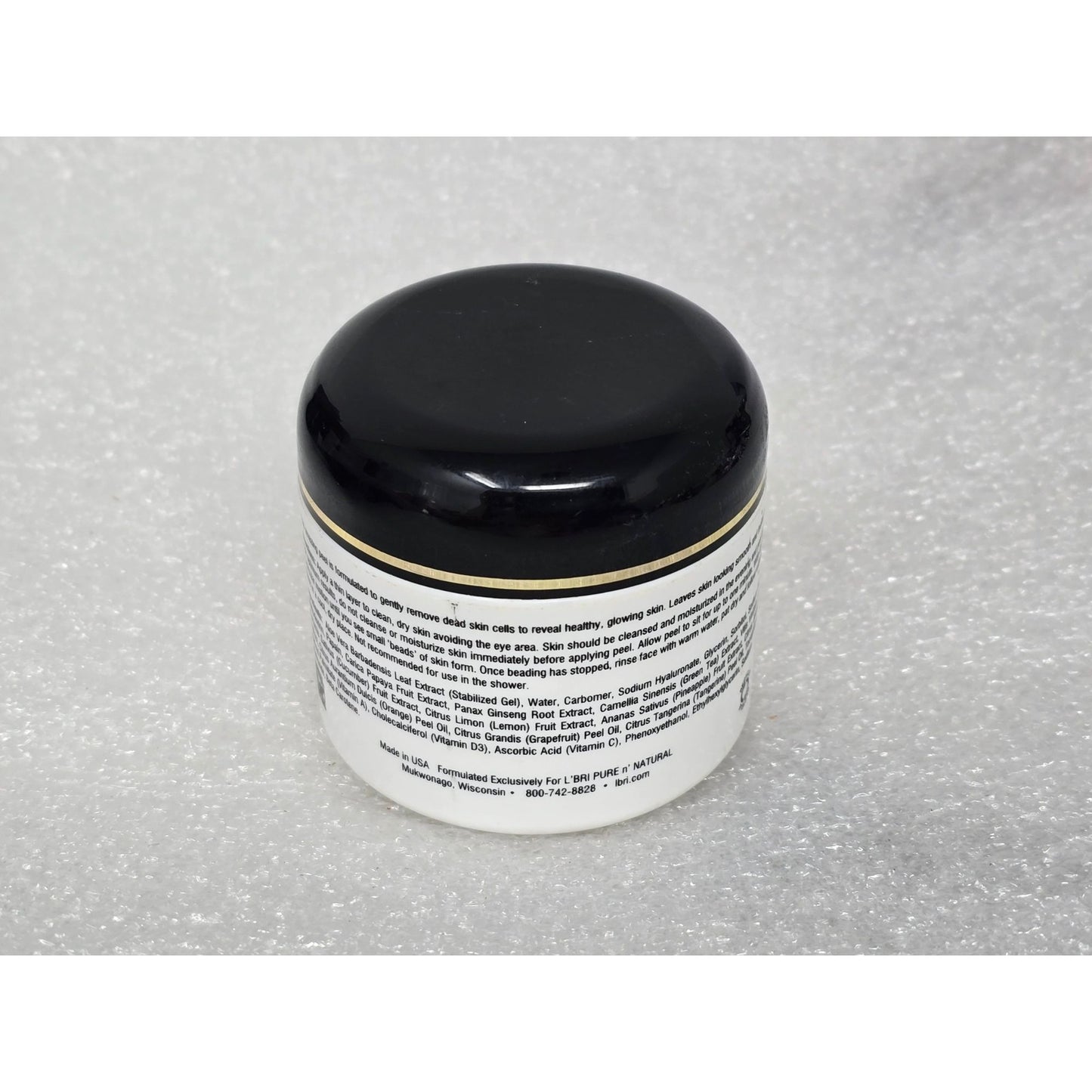 L'Bri Rejuvenating Facial Peel 2 Oz Gently Exfoliates Dead Skin