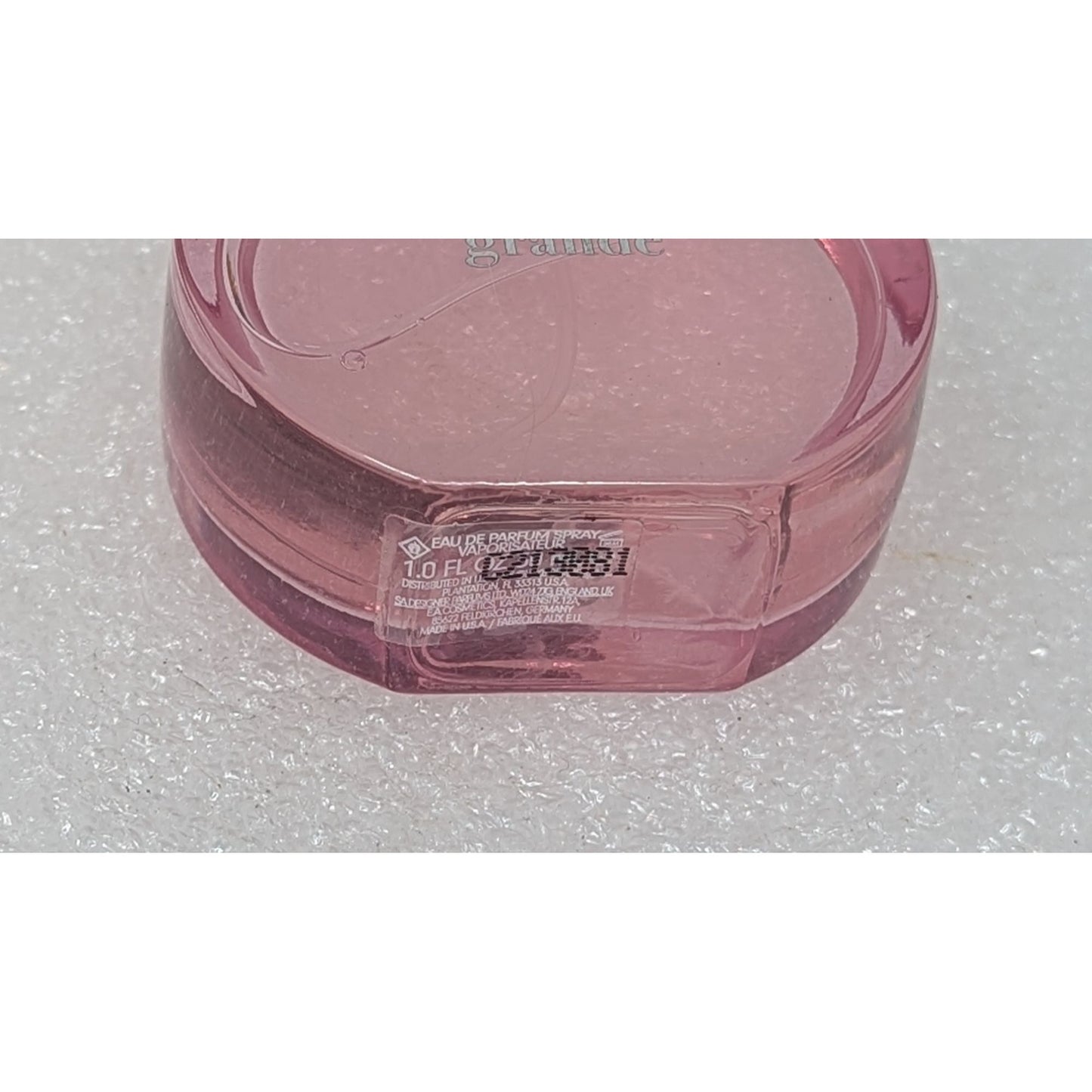 Ariana Grande Thank U Next Eau De Parfum Perfume Spray 1 Oz Pink Bottle