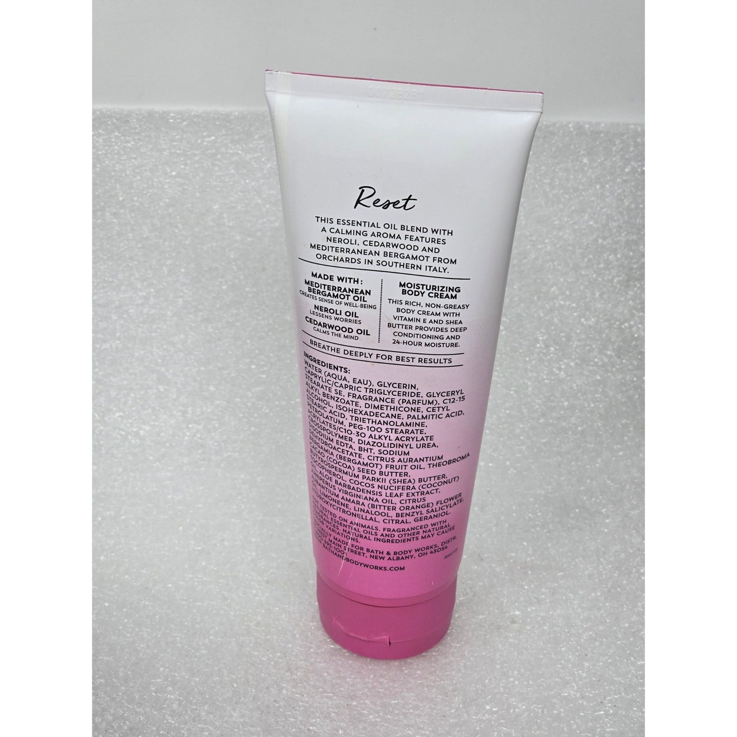 Bath & Body Works Aromatherapy Reset Body Cream Bergamot Neroli Cedarwood