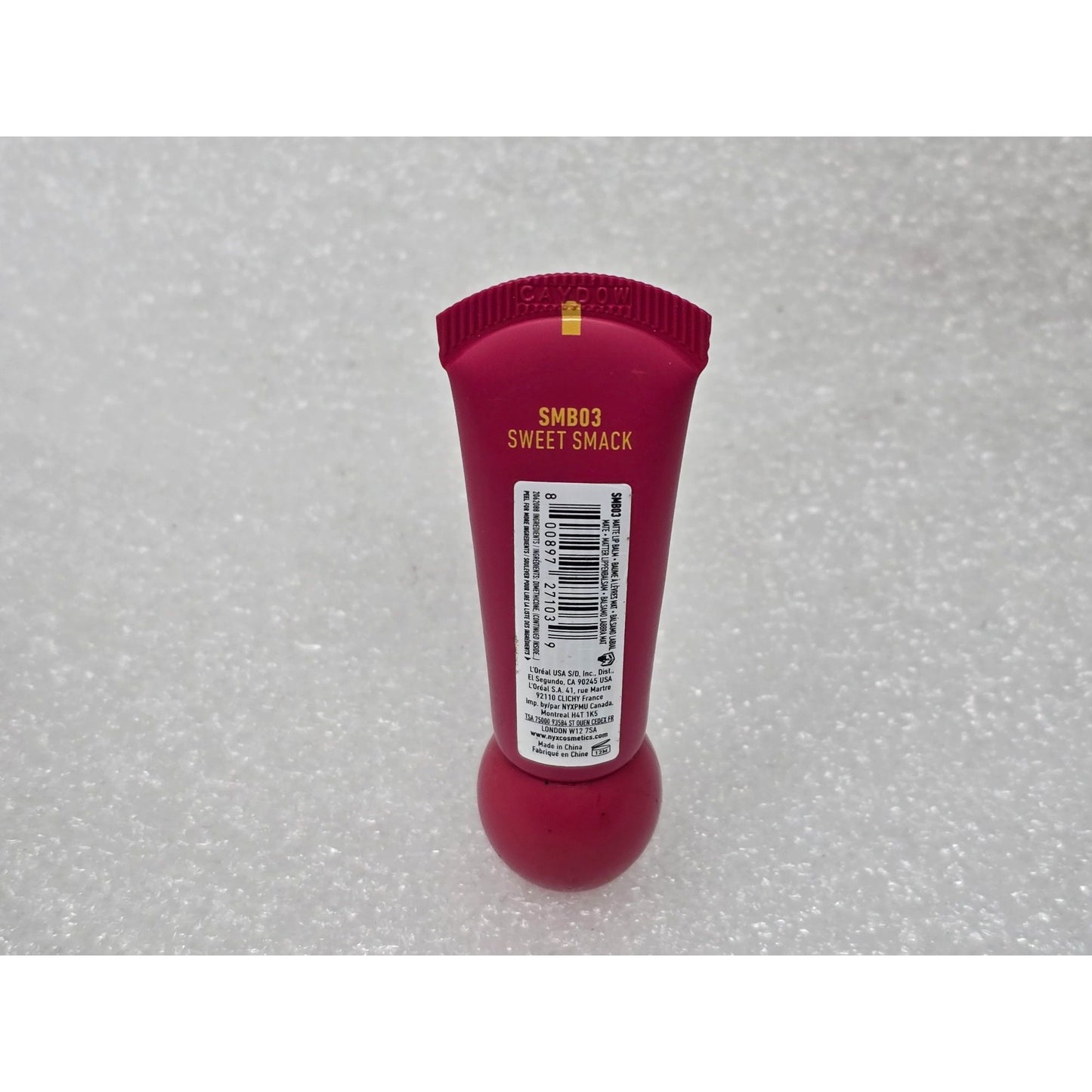 NYX Professional Makeup Smushy Matte Lip Balm Sweet Smack SMB03 0.27 Fl Oz