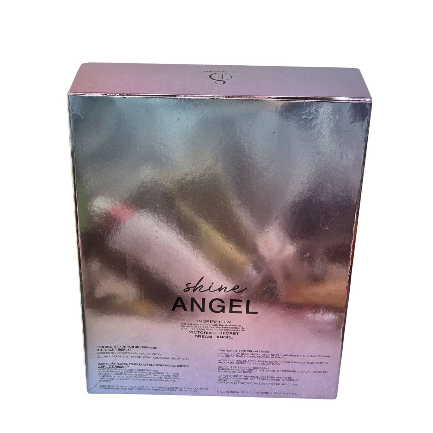 United Scents Shine Angel Eau De Parfum Perfume & Body Lotion Gift Set