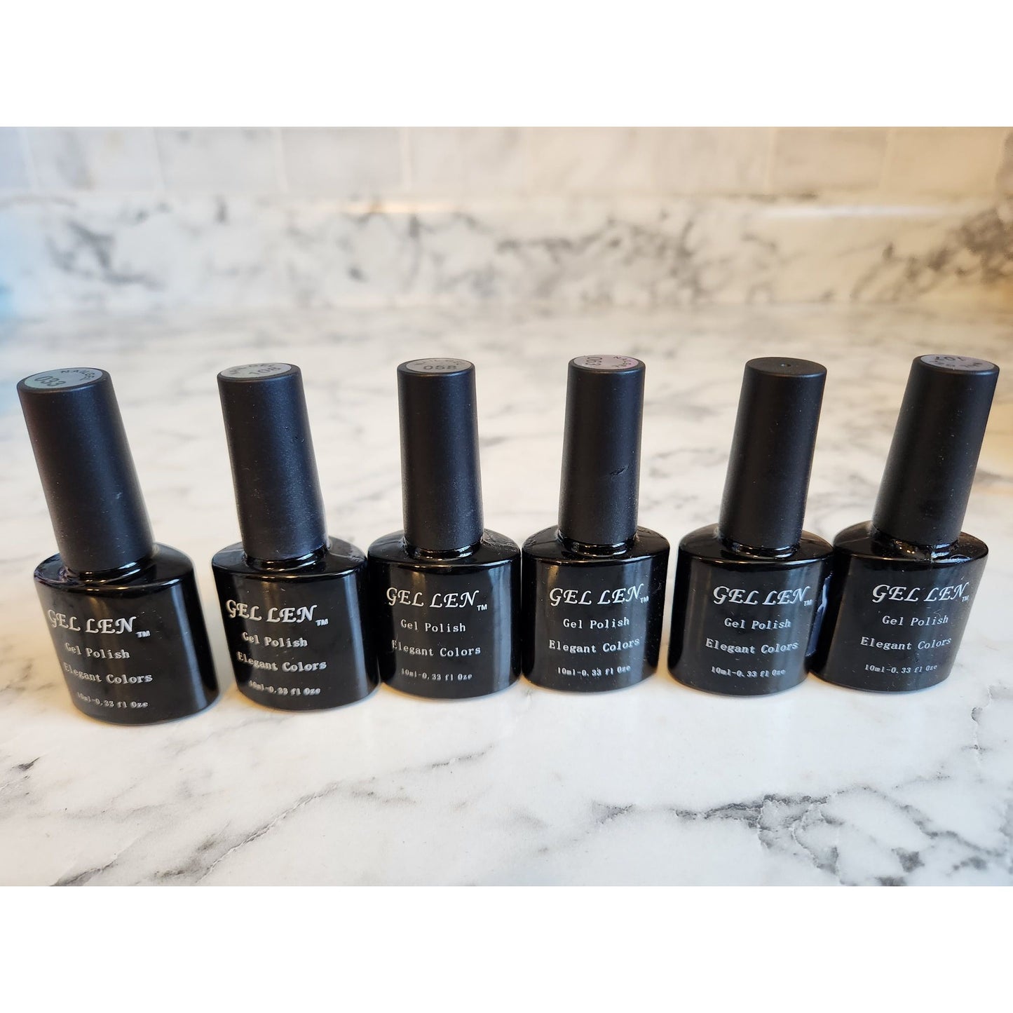 Gellen Soak Off Gel Nail Polish Set - 6 Elegant Colors