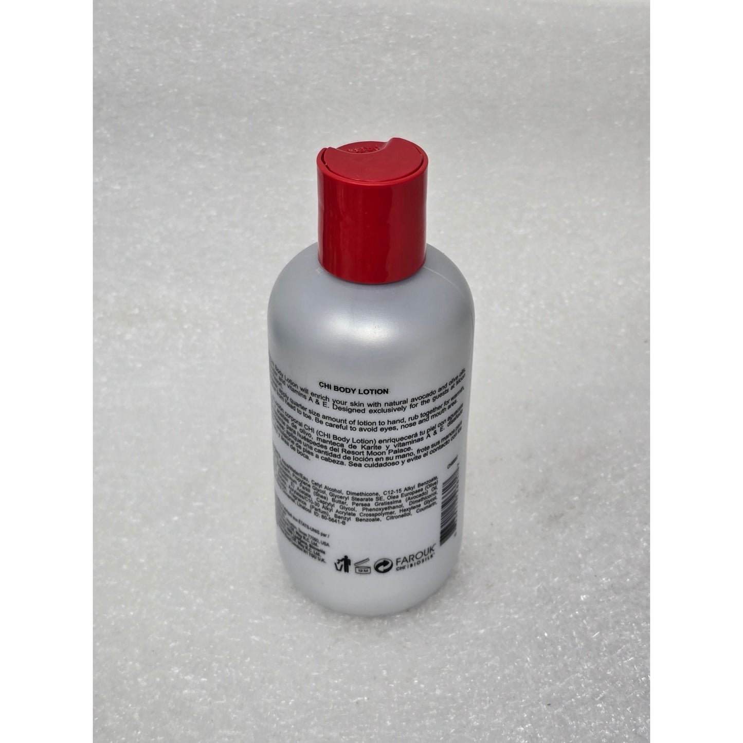 CHI Moisturizing Body Lotion Paraben-Free Hydrating Formula Avocado Oil Vitamins