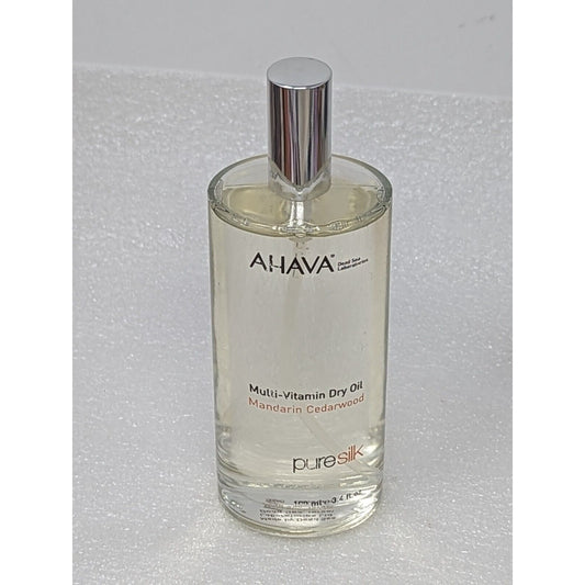 Ahava Multi Vitamin Dry Oil Mandarin & Cedarwood 3.4 oz Pure Silk