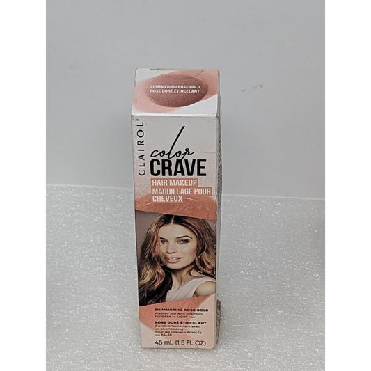 Clairol Color Crave Shimmering Rose Gold Temporary Color Hair Makeup
