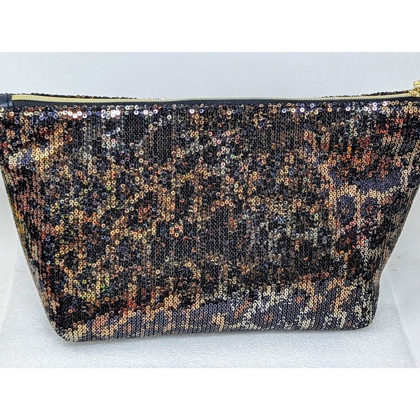 Juicy Couture Sequin Makeup Bag Leopard Print