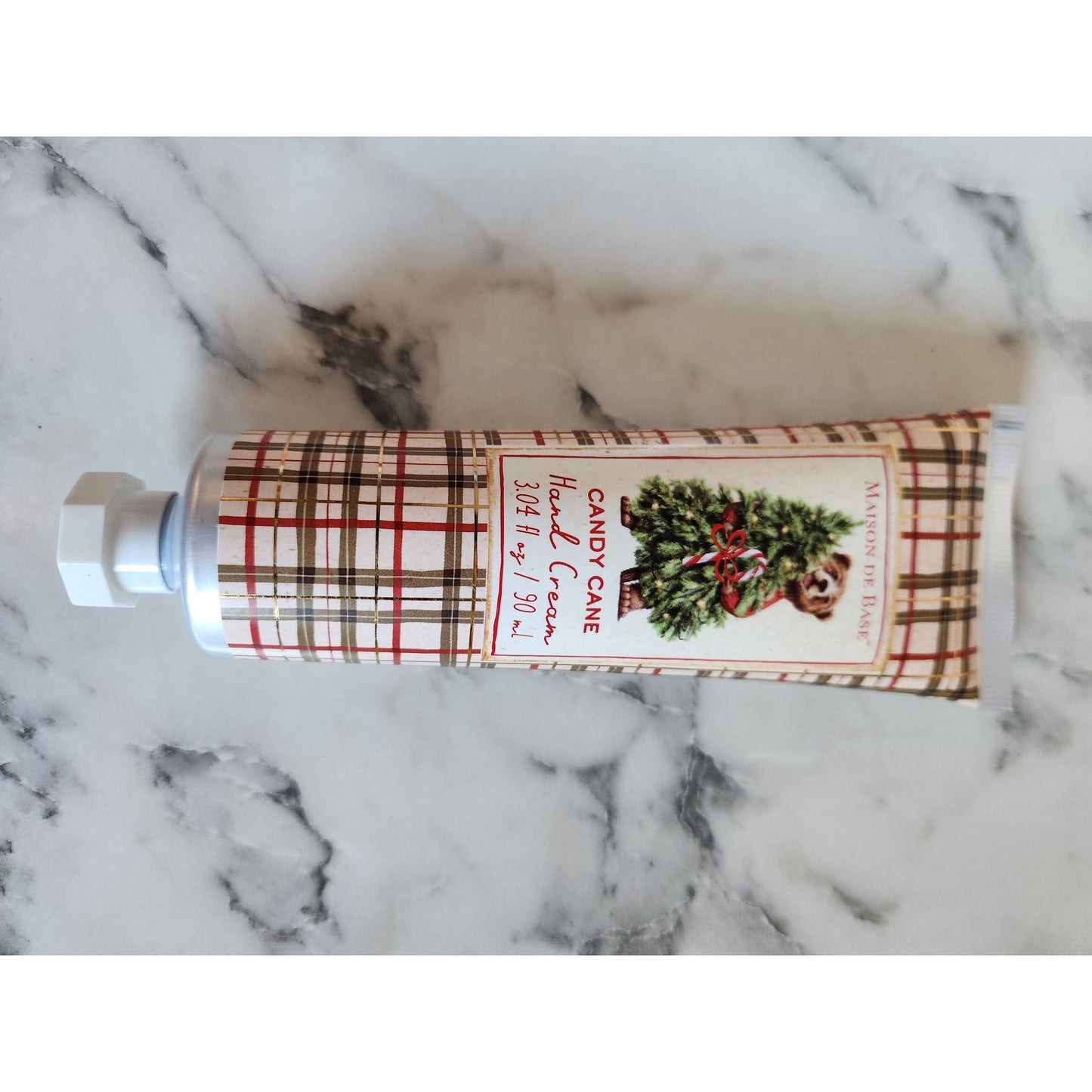 Maison De Base Candy Cane Hand Cream 3.04 Fl Oz / 90 Ml Moisturizing Lotion