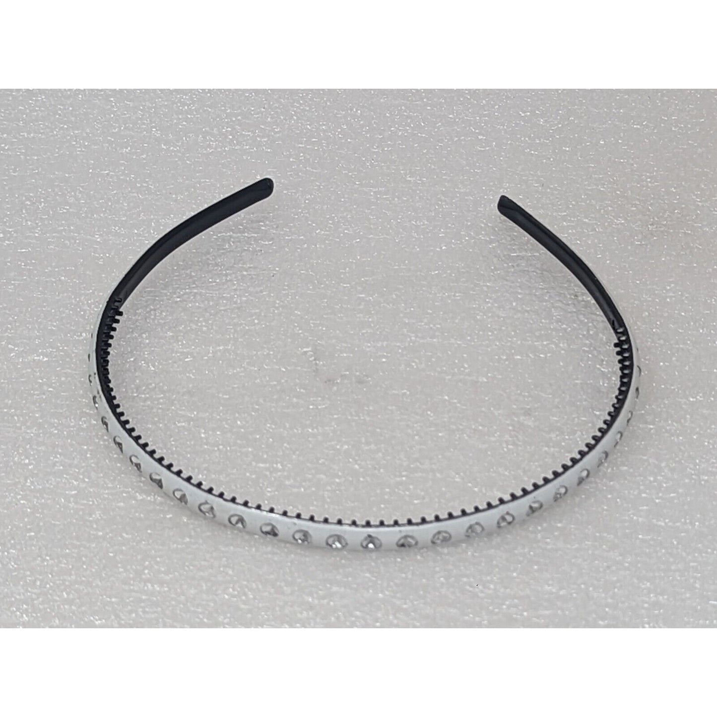 White Plastic Hair Headband Thin