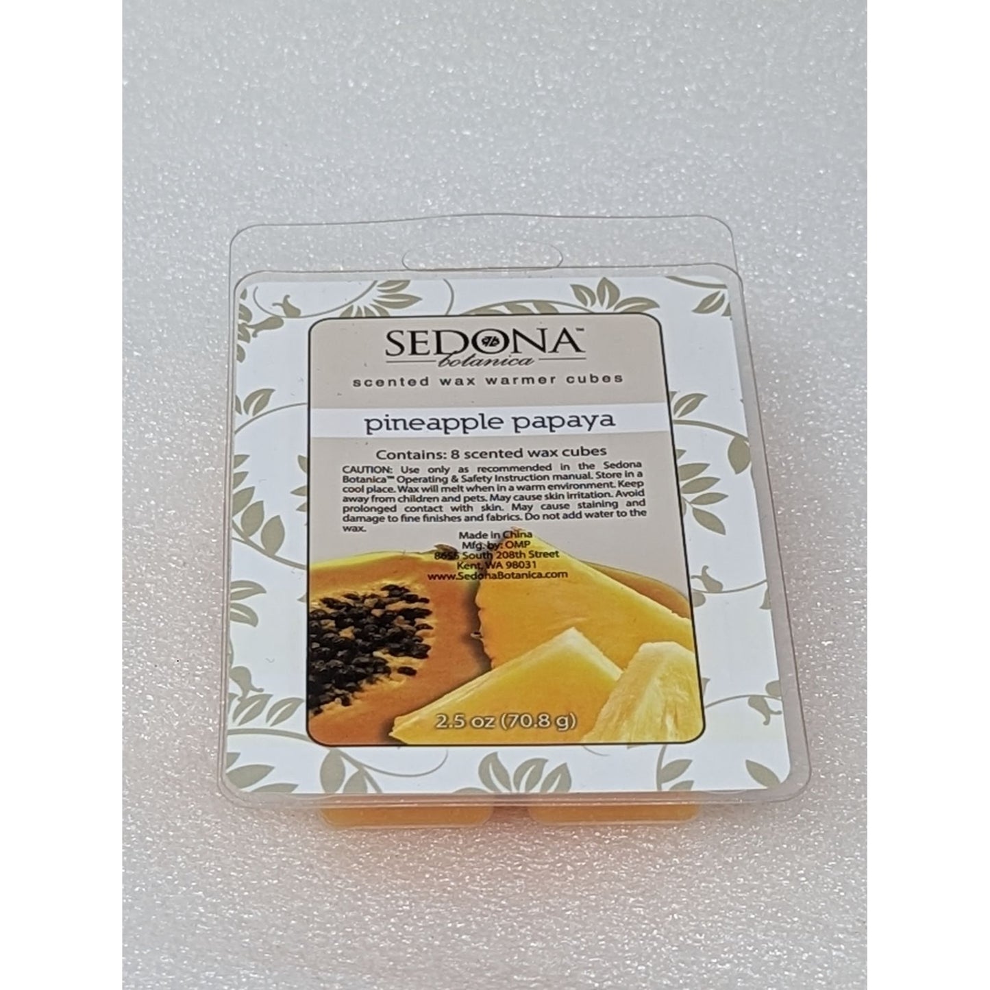 Sedona Pineapple Papaya Scented Wax Warmer Cubes