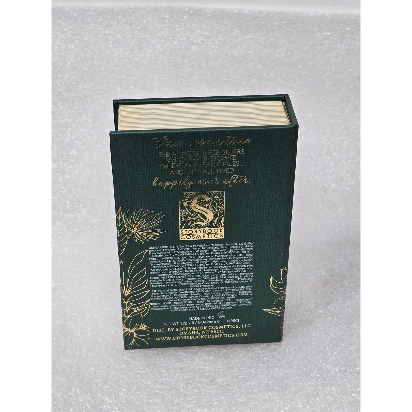 Fairy Tales Storybook Cosmetics Robin Hood Eyeshadow Palette W/ Mirror 6 Shades