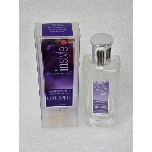Instyle Fragrances Love Spell Cologne Perfume For Women 3.4 Oz