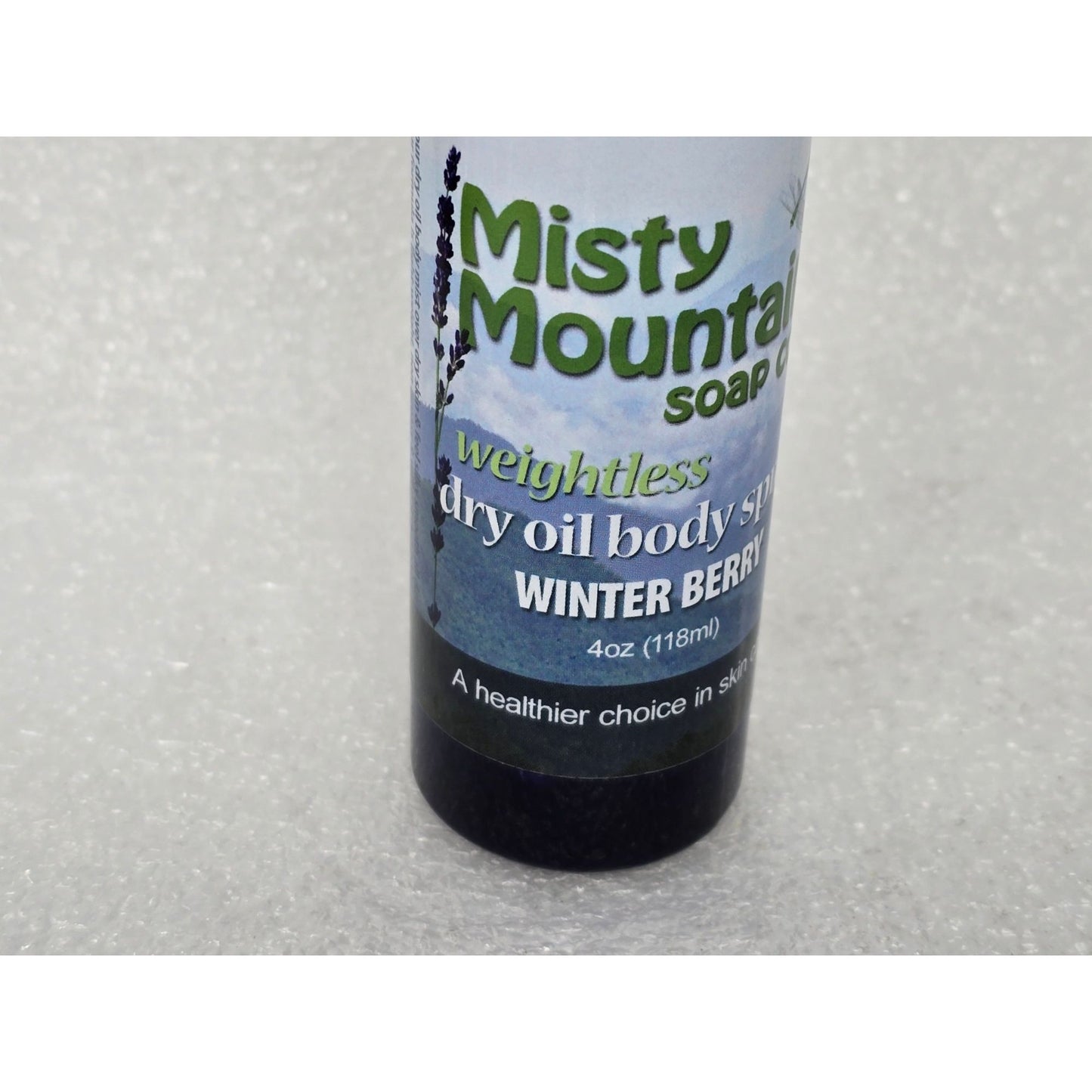 Misty Mountain Soap Co. Weightless Dry Oil Body Spray Winter Berry Moisturizing