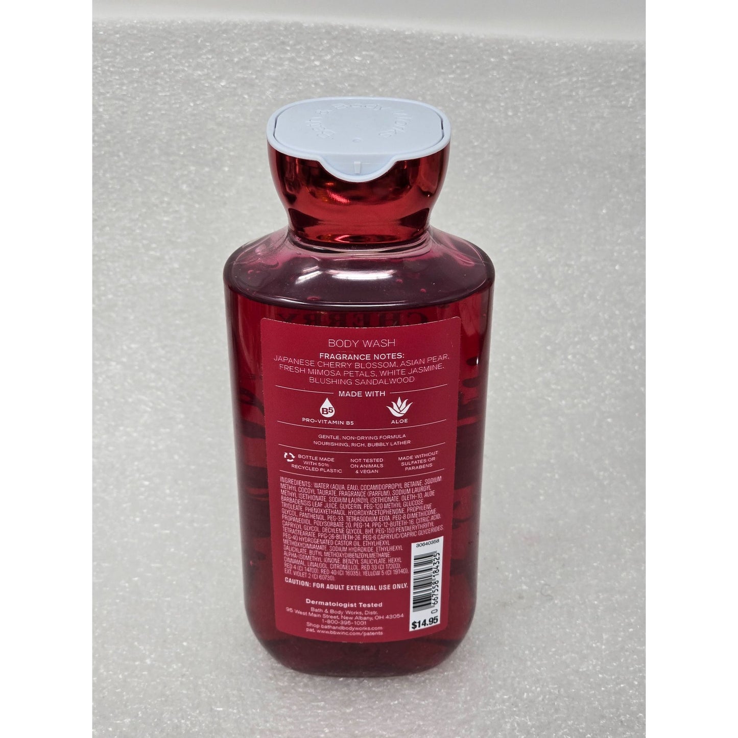 Bath & Body Works Japanese Cherry Blossom Body Wash With Pro-Vitamin B5 & Aloe