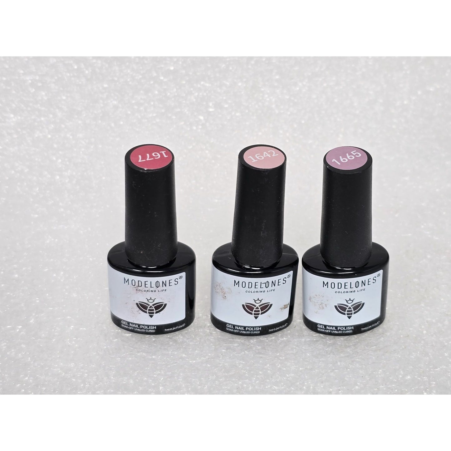 Modelones Gel Nail Polish Set Of 3 Colors 1677 1642 1665