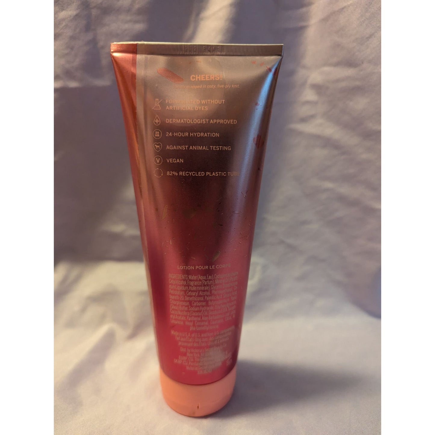 Pink Body Lotion Bubbly Warm & Cozy 236 Ml / 8 Fl Oz Vegan Victoria's Secret