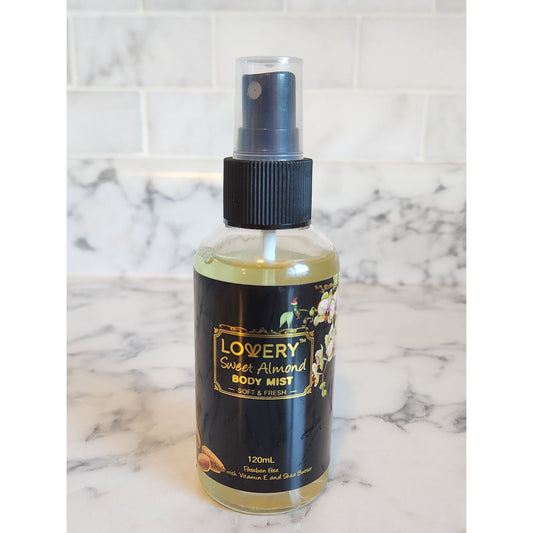 Lovery Sweet Almond Body Mist 120ml With Vitamin E & Shea Butter