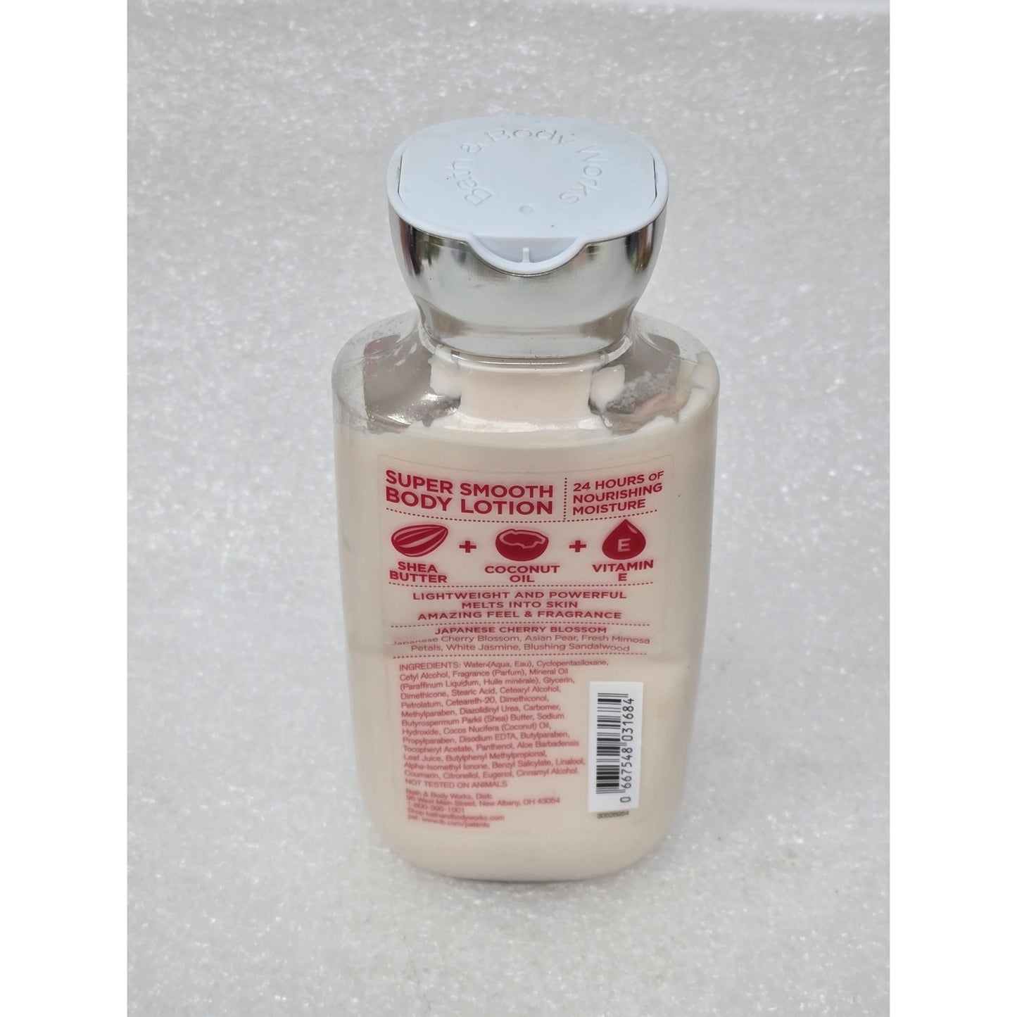 Bath & Body Works Japanese Cherry Blossom Body Lotion 24 Hr Moisture Shea Butter