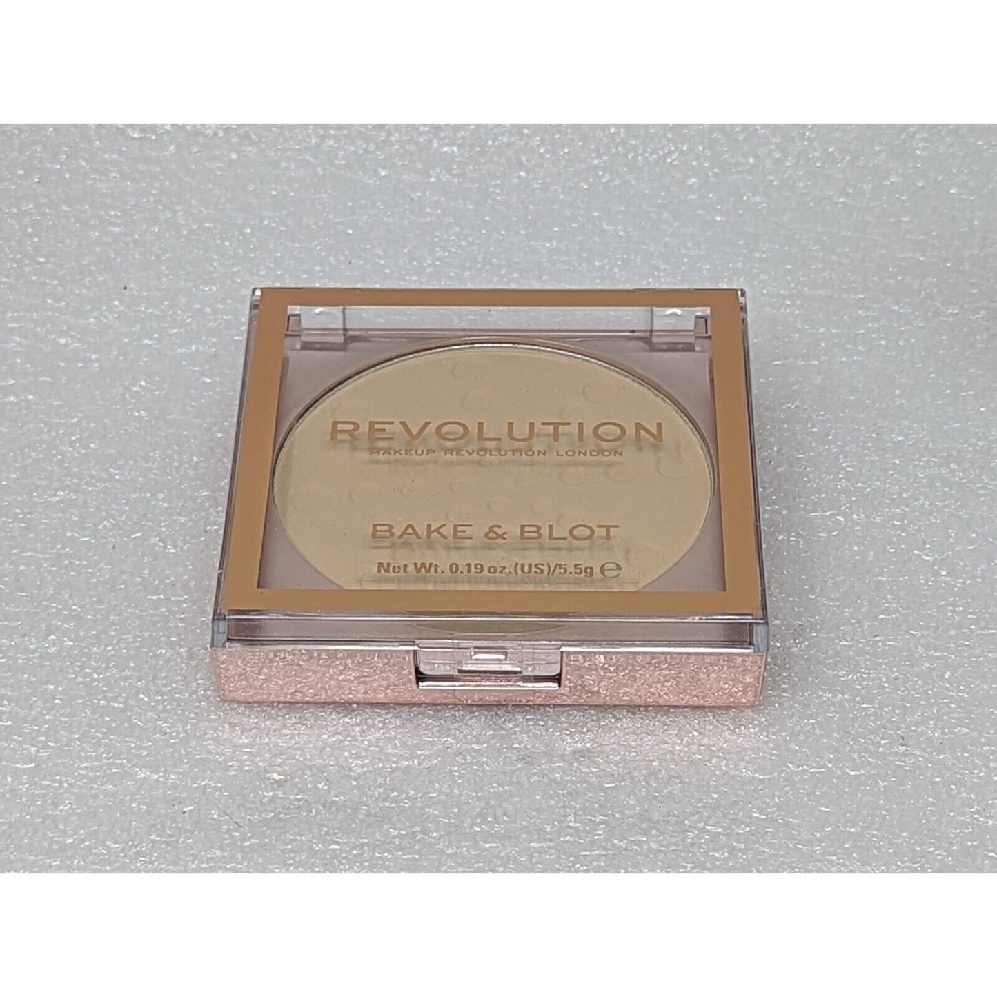 Makeup Revolution Bake & Blot Pressed Setting Powder Banana Light
