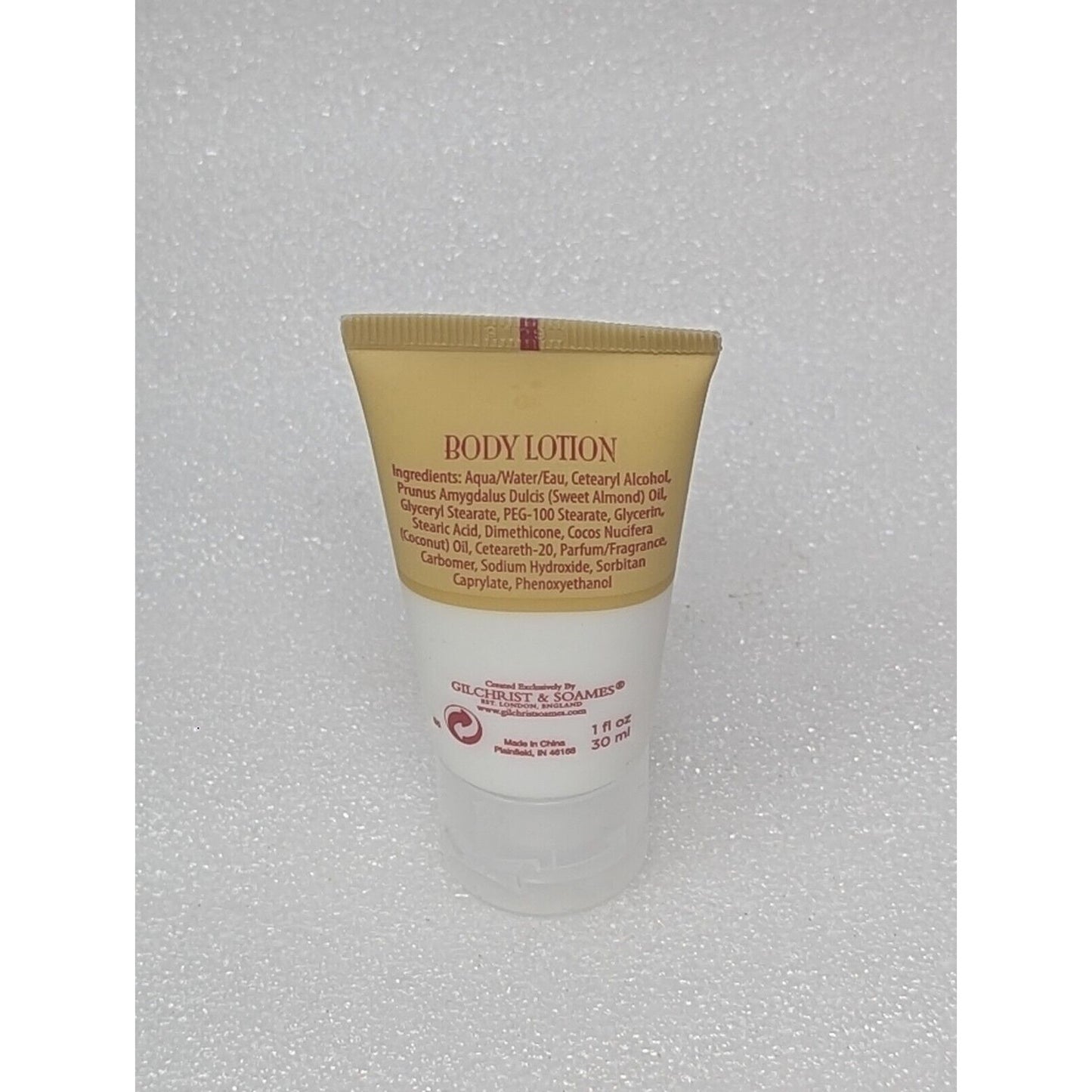 Gilchrist Soames Paris Body Lotion 1 oz Travel Size