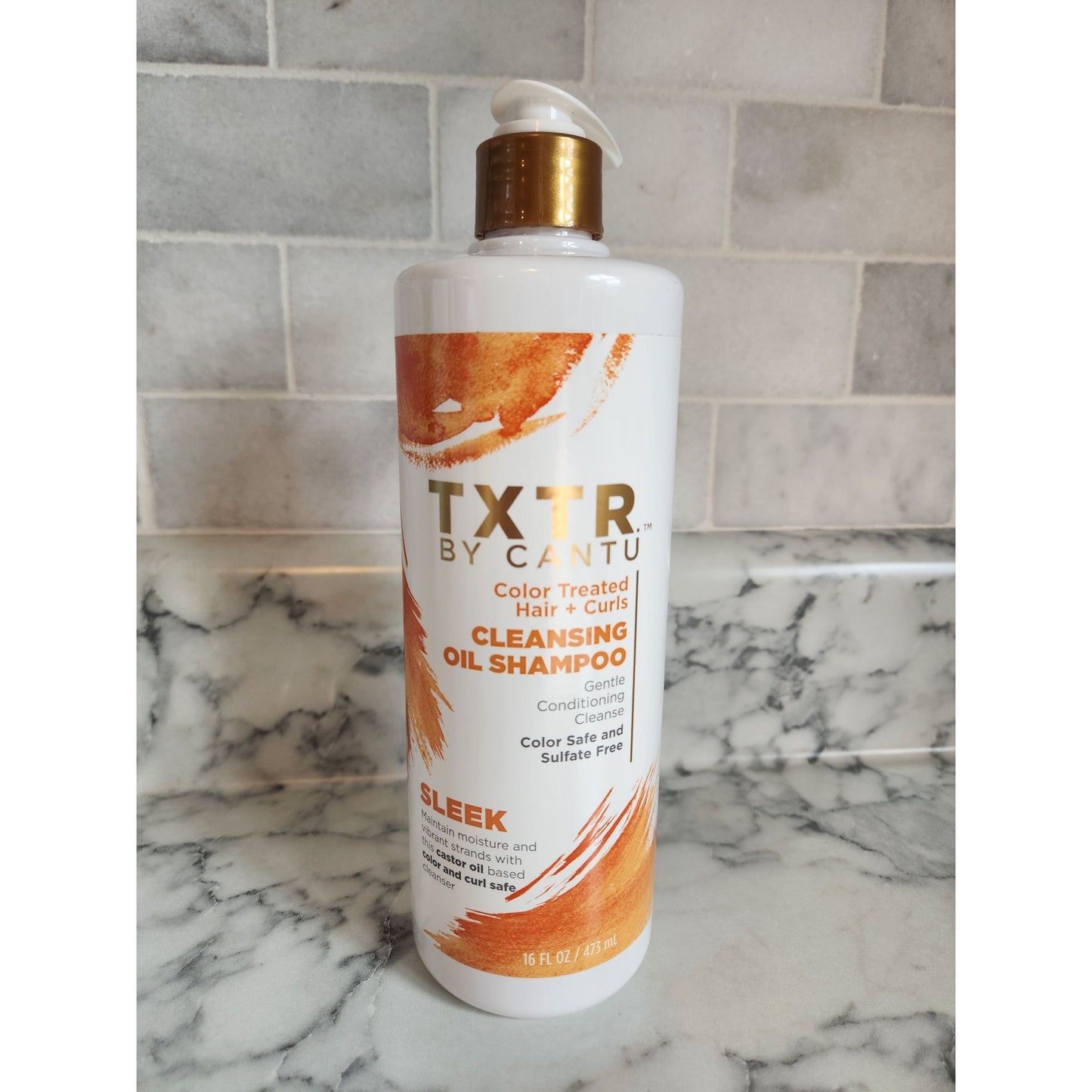 TXTR By Cantu Cleansing Oil Shampoo For Color Treated Hair & Curls 16 Fl Oz