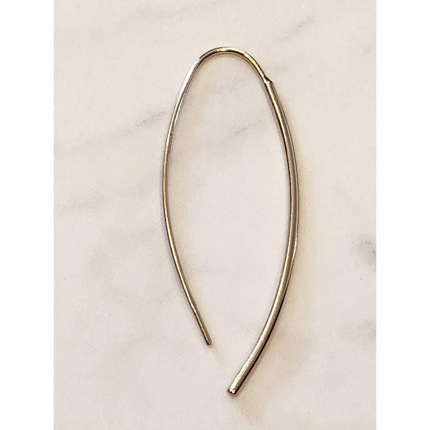 Primavera Italy 24K Gold Over Sterling Silver Hook Earrings by Danecraft