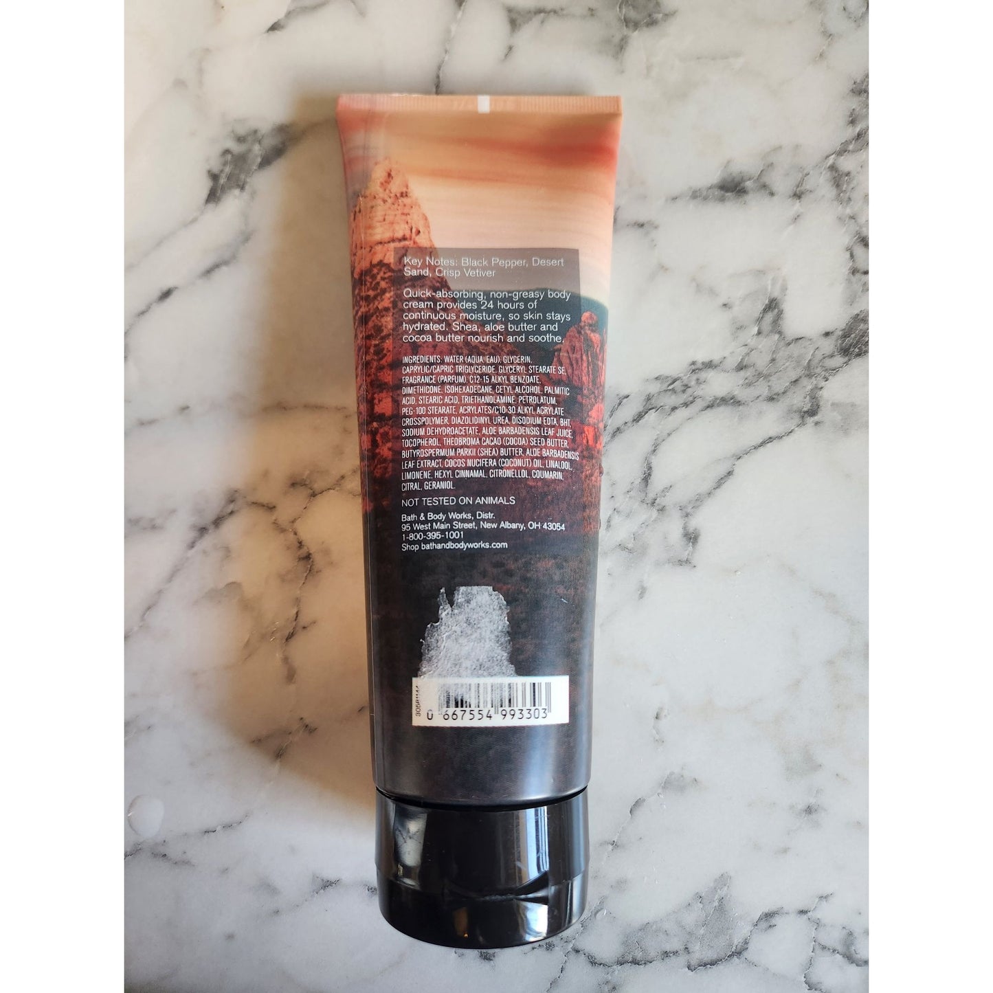 Canyon Bath & Body Works Mens Collection Ultra Shea Body Cream Desert Sandalwood