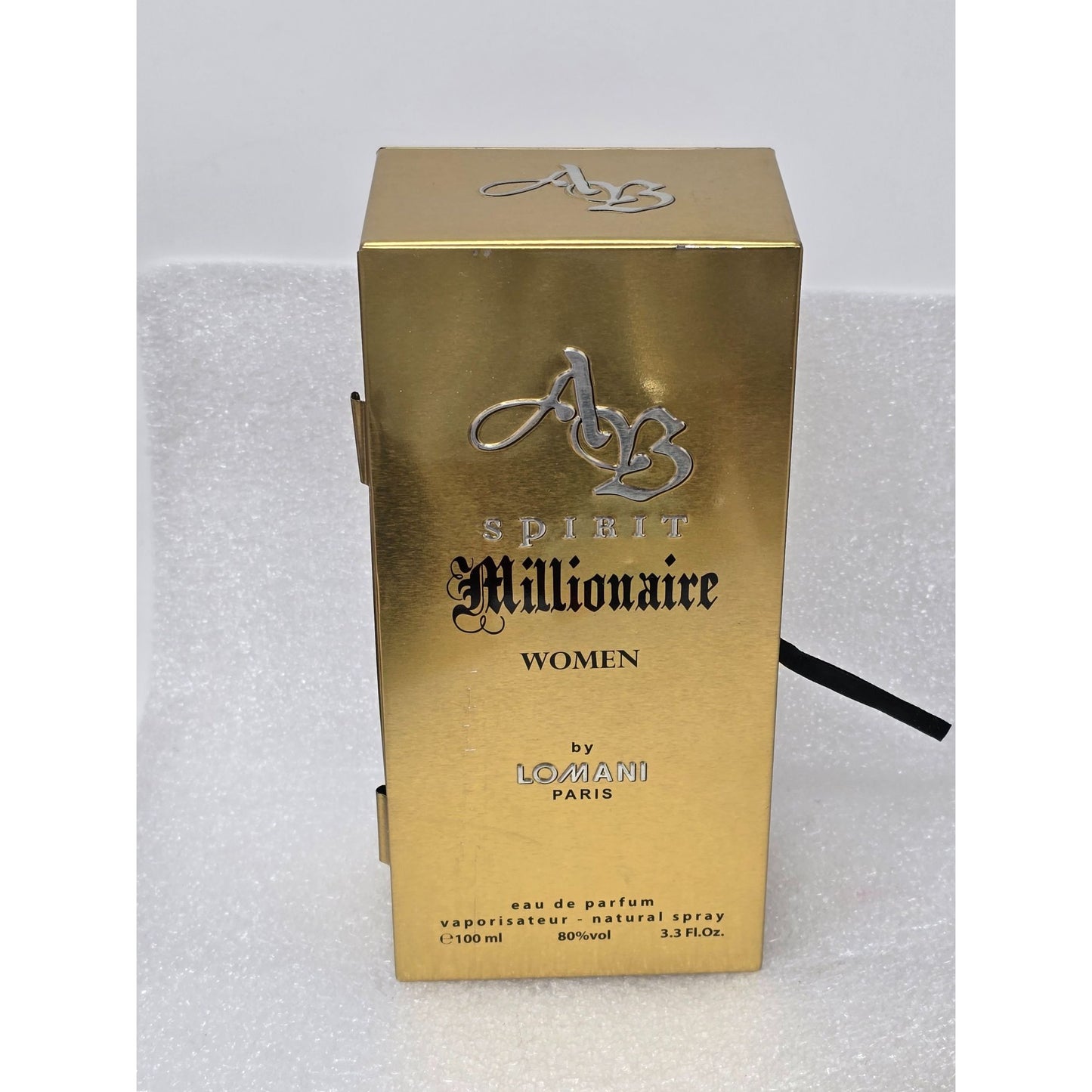 AB Spirit Millionaire Women Eau De Parfum By Lomani Paris 3.3 Fl Oz 100ml