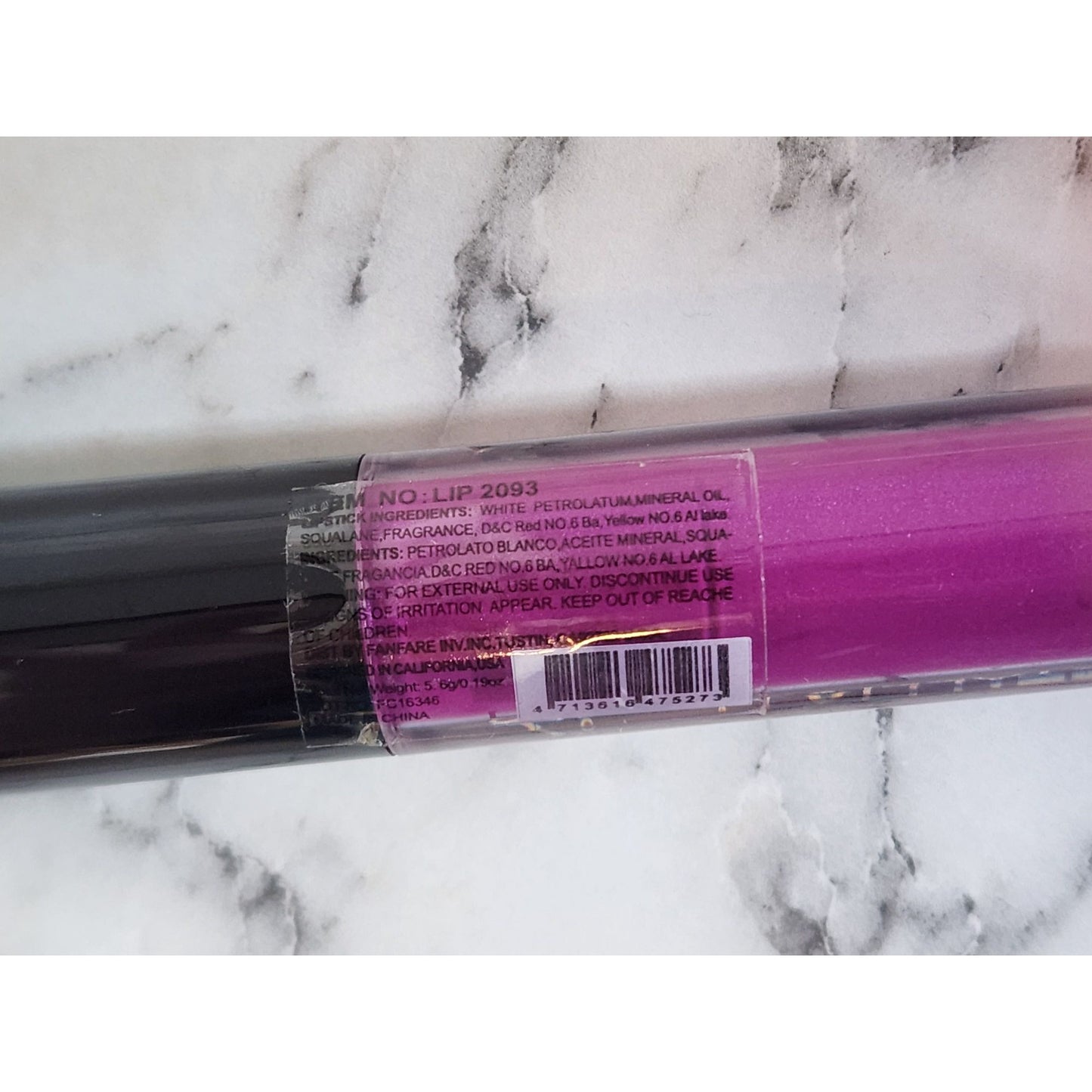 Amuse Cosmetics Metallic Lip Color Gloss Lipstick 2093-6