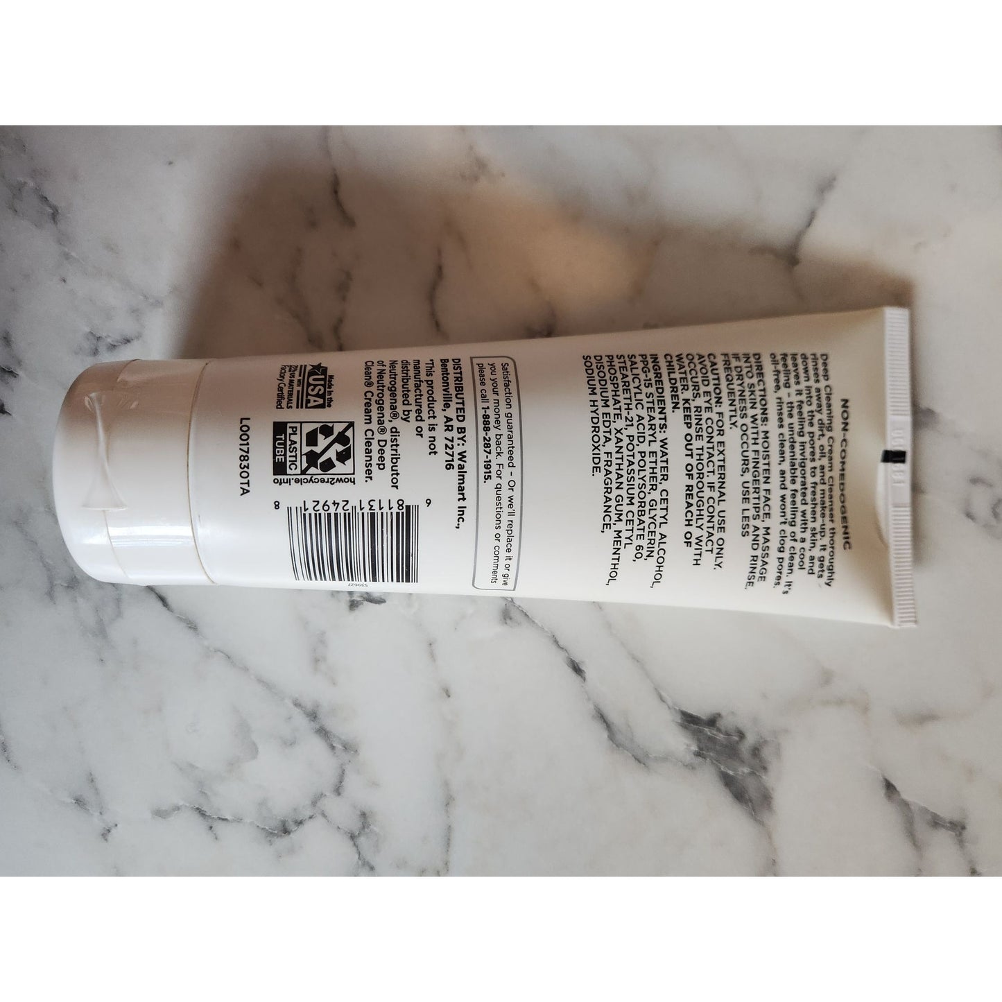 Equate Beauty Deep Cleaning Cream Cleanser 7 Oz Oil-Free Non-Comedogenic Cooling & Refreshing