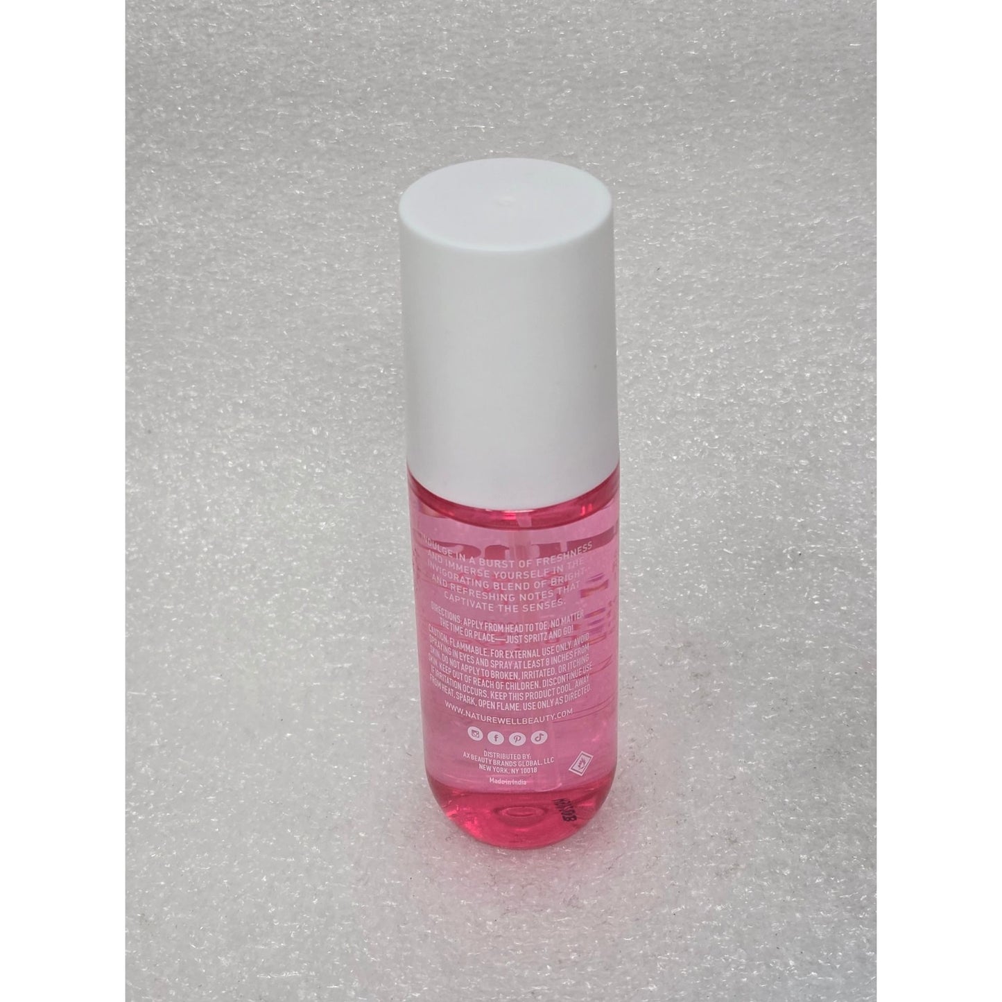 Nature Well Bouncy Hair & Body Fragrance Mist 3 Oz Tuberose Grapefruit Lychee