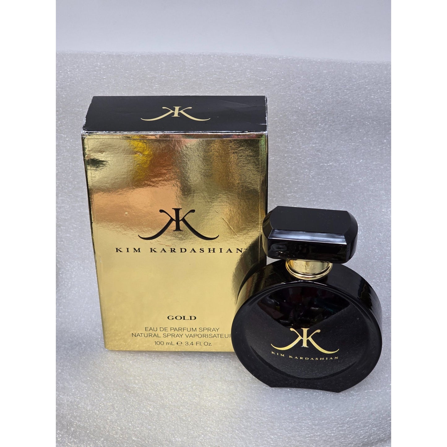 Kim Kardashian Gold Eau De Parfum Perfume Spray 3.4 Oz. Luxurious & Sensual