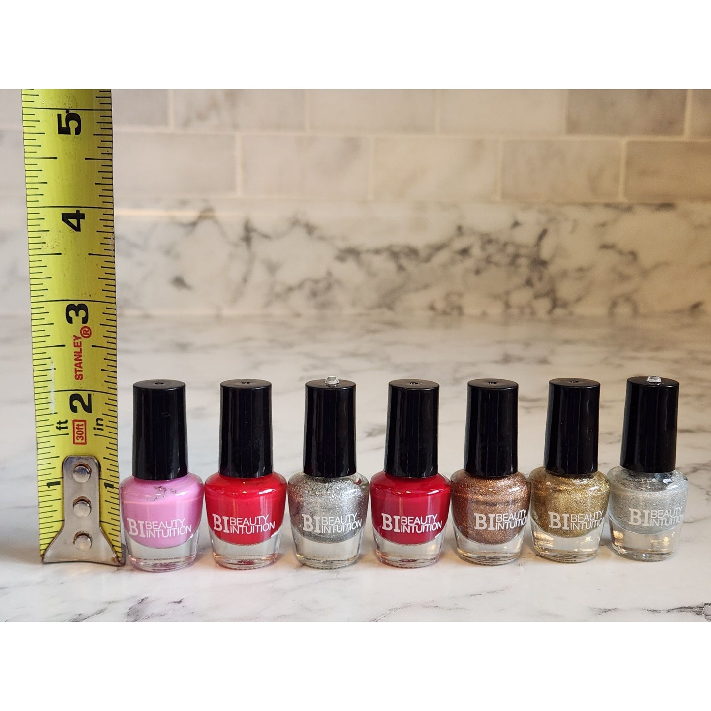 Beauty Intuition Nail Polish Collection 7-Piece Set Assorted Colors