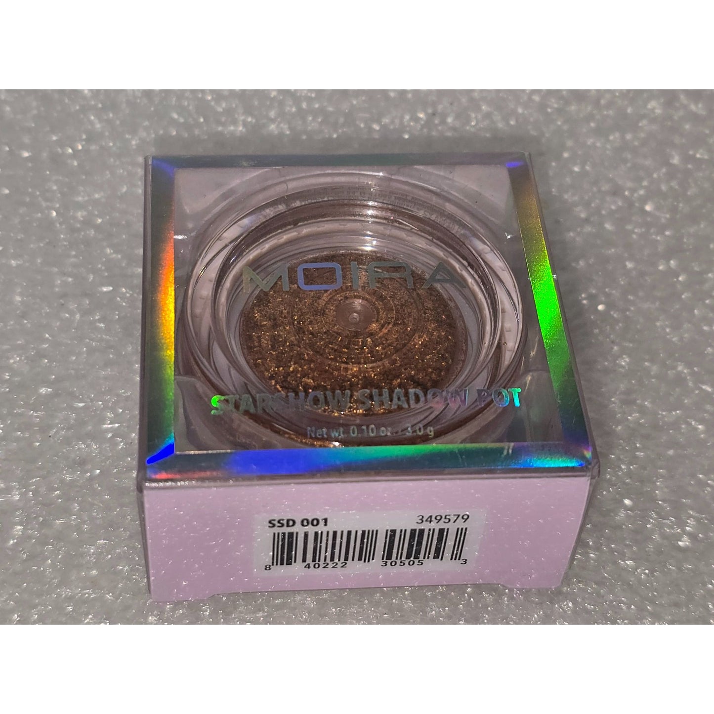 Moira Starshow Eyeshadow Pot 01 Glacé Gold Shimmer
