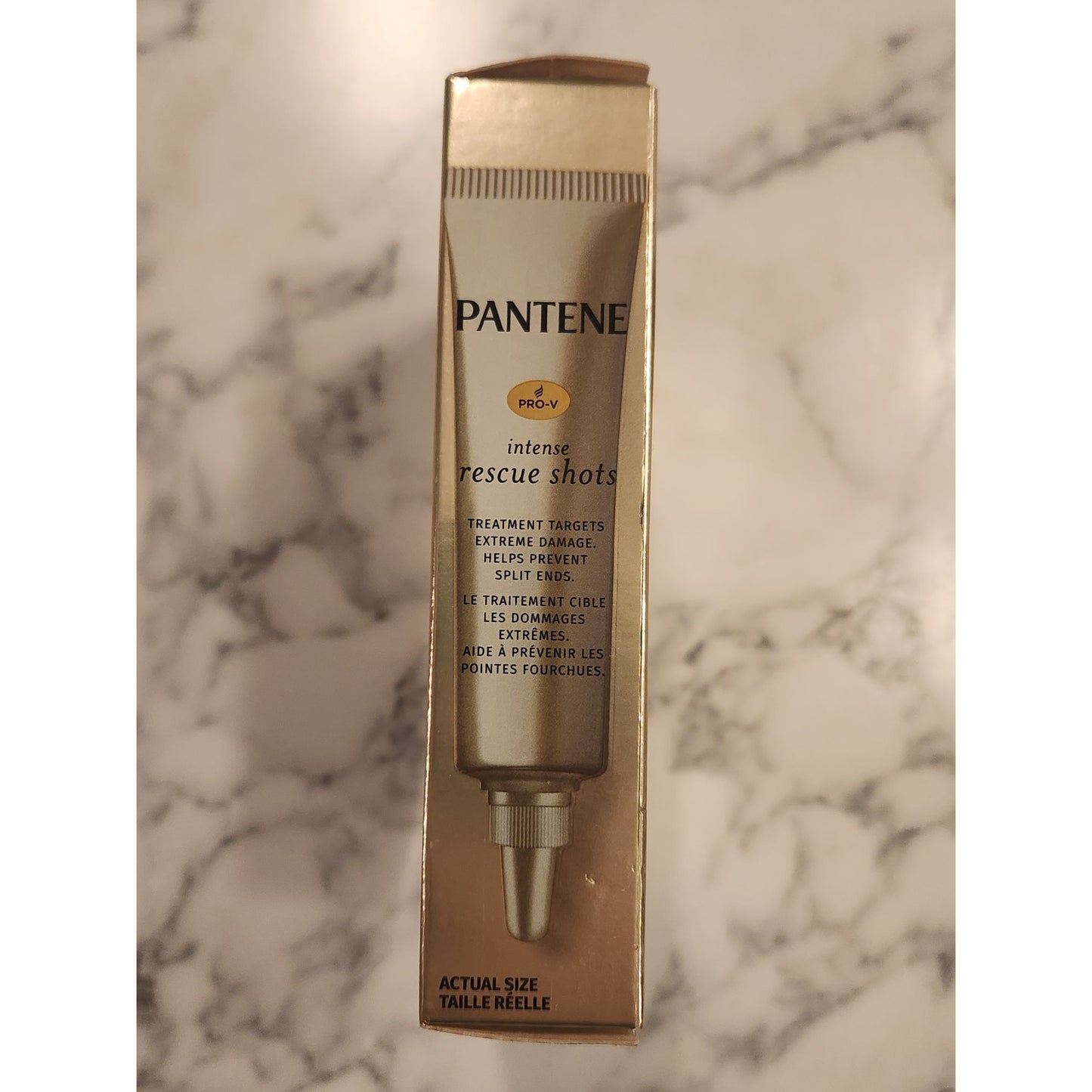 Pantene Pro-V Intense Rescue Shots Hair Treatment - 3 Ampoules 0.5 Fl Oz Each