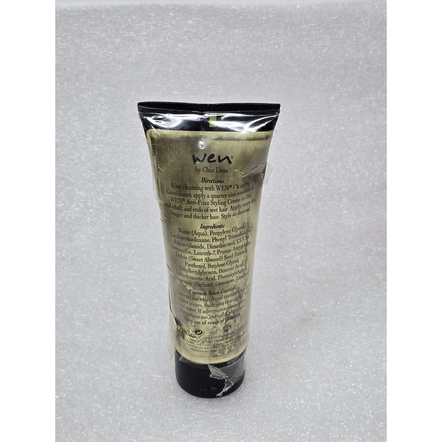 WEN By Chaz Dean Sweet Almond Mint Anti-Frizz Styling Creme 4 oz