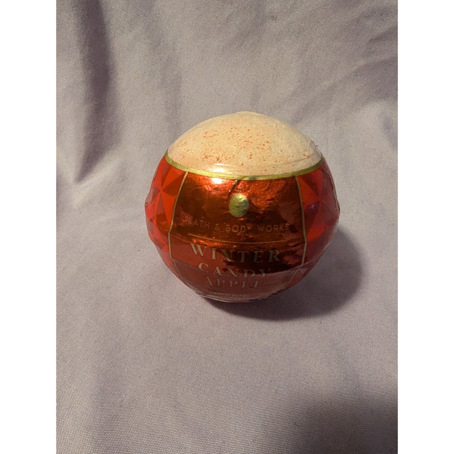 Bath & Body Works Winter Candy Apple Bath Bomb Fizzy 4.6 Oz With Shea Butter