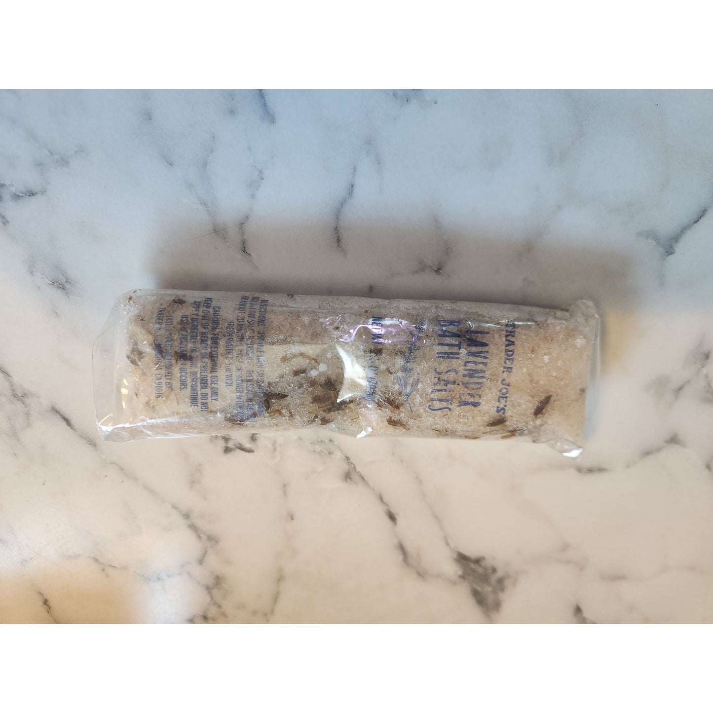 Trader Joes Lavender Bath Salts 2.5 Oz Relaxing Aromatherapy Soak Lavender Scent
