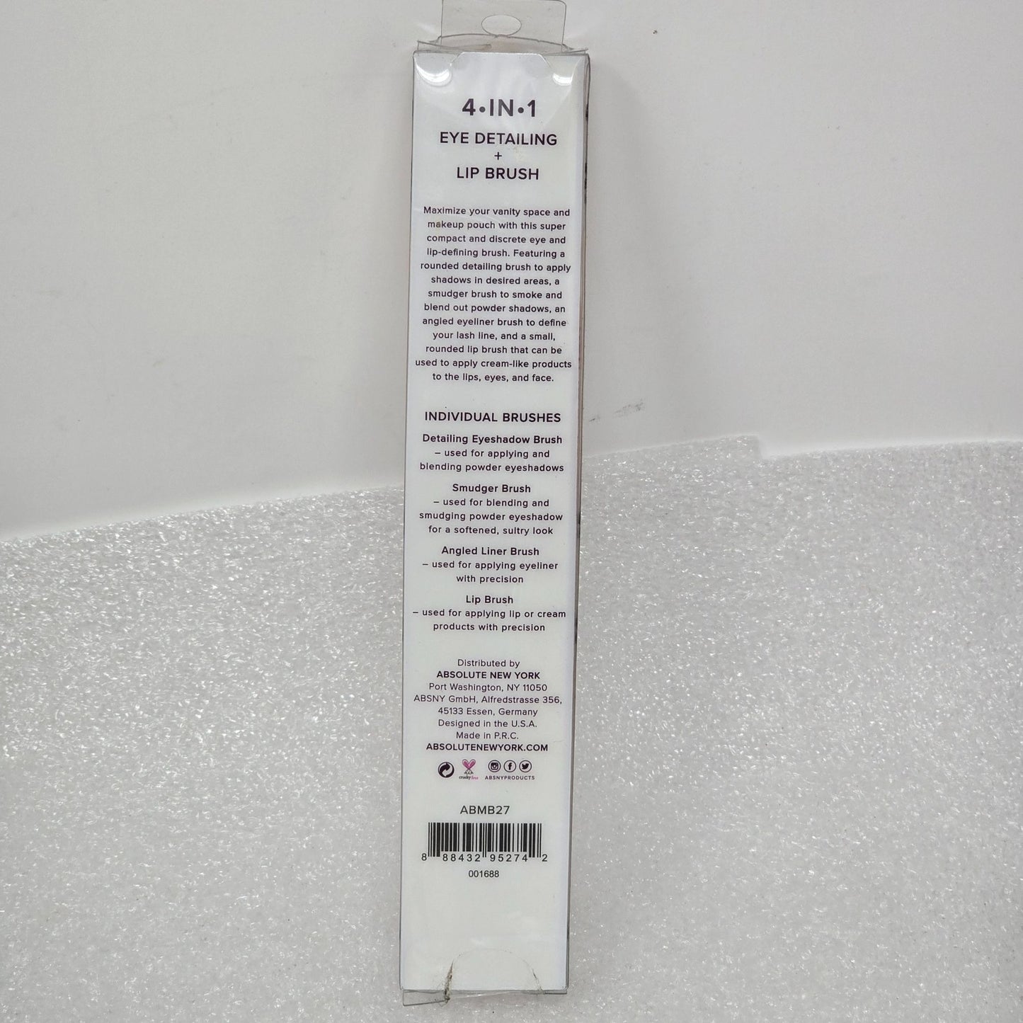 4-In-1 Eye Detailing & Lip Brush By Absolute New York