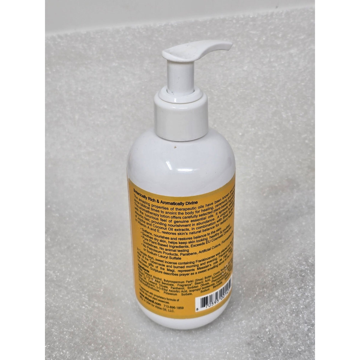 Abba Jerusalem Frankincense Hand & Body Lotion 8oz Aromatically Divine Hydrating