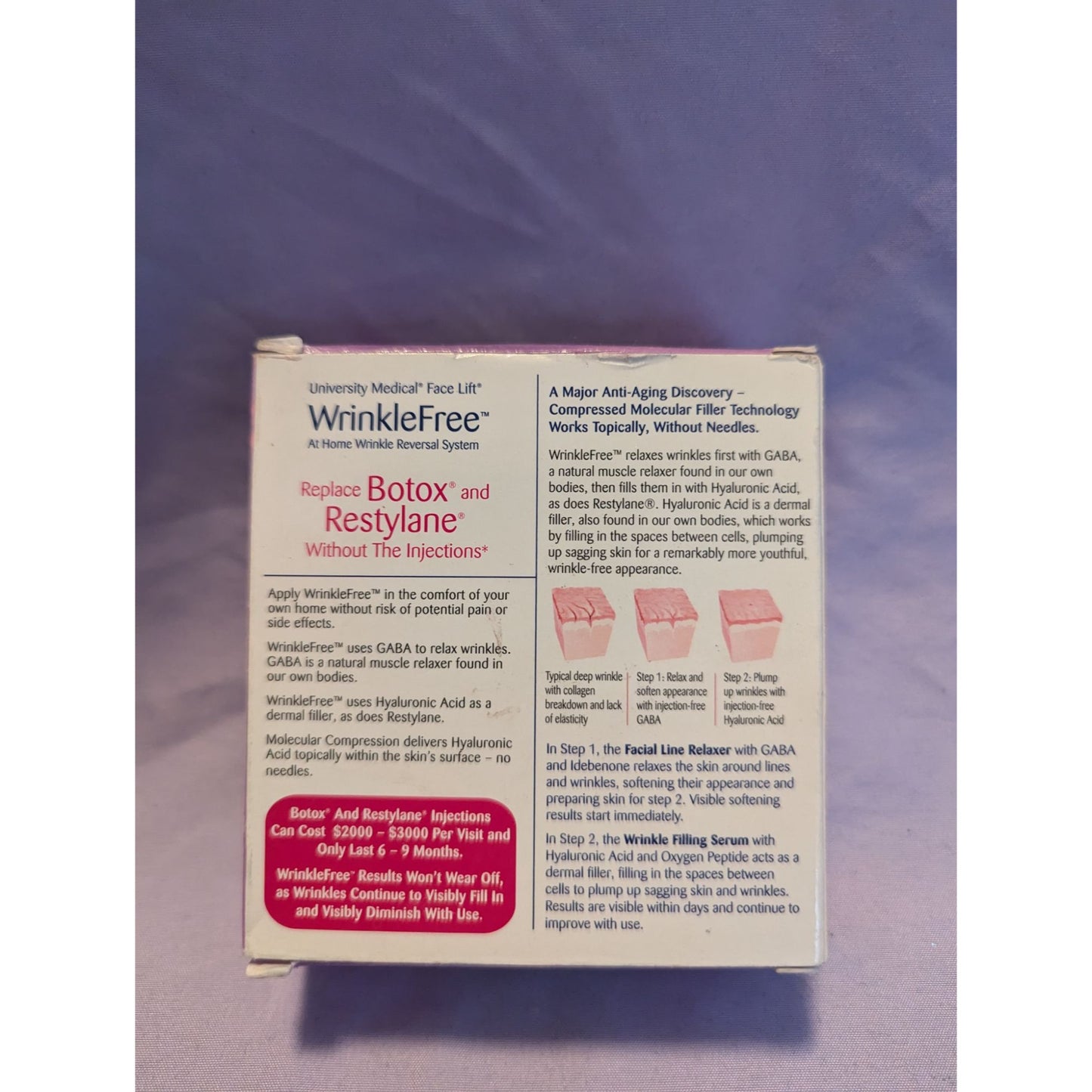 WrinkleFree Home Wrinkle Reversal System Face Lift 5 Day Starter Pack