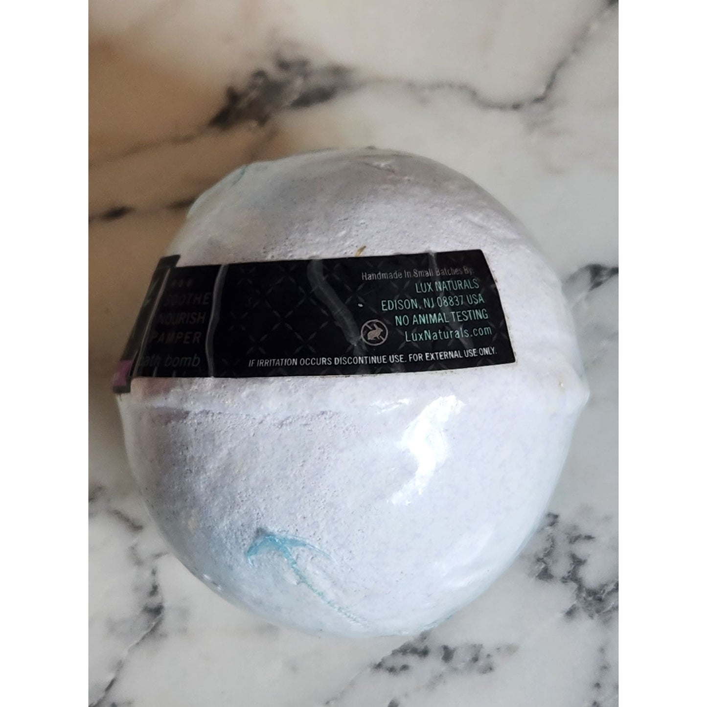 Lux Naturals Herbal Lavender Bath Bomb 8 oz