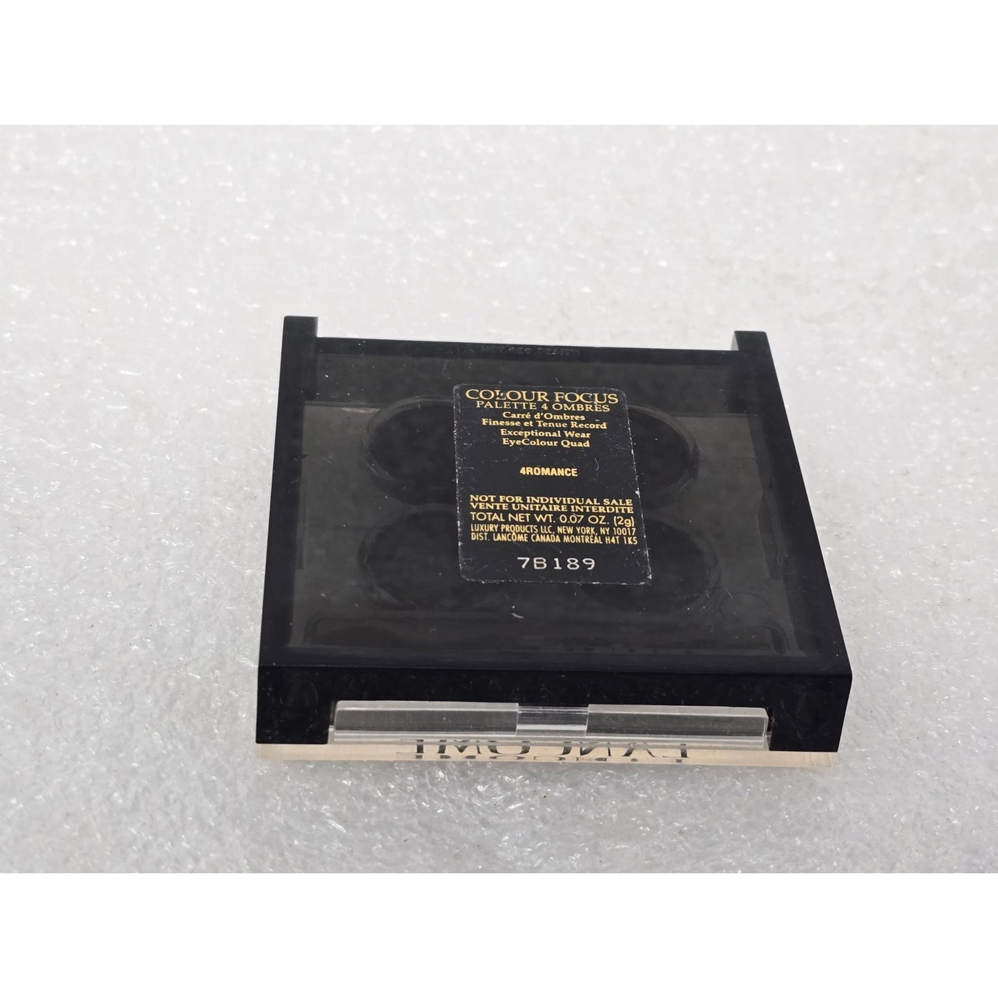 Lancome Colour Focus Palette 4 Ombres EyeColour Eyeshadow Quad 4Romance 0.07 Oz